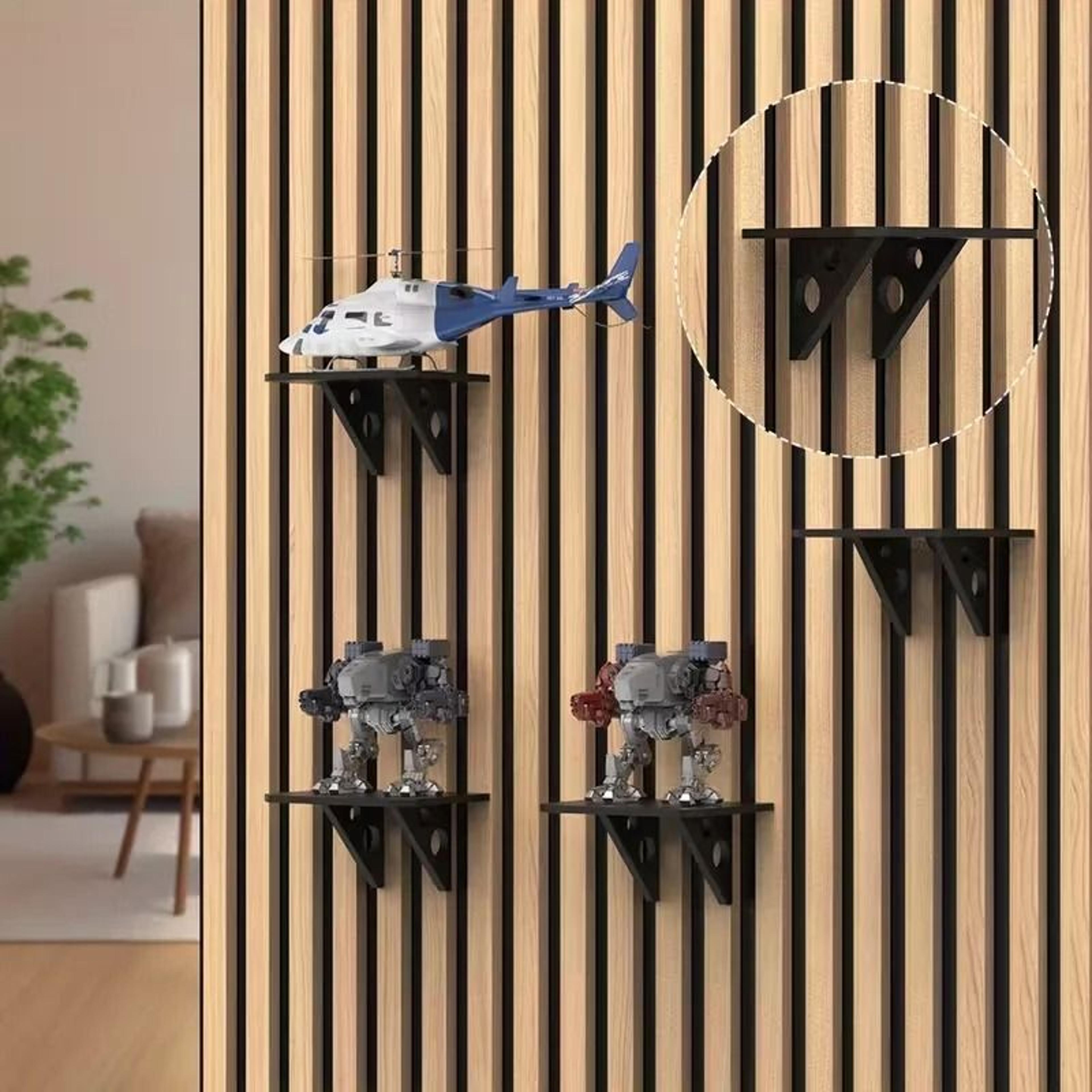 NonPerforated Acoustic Panel Desktop Bracket  ClampOn Sound Insulation Support 5