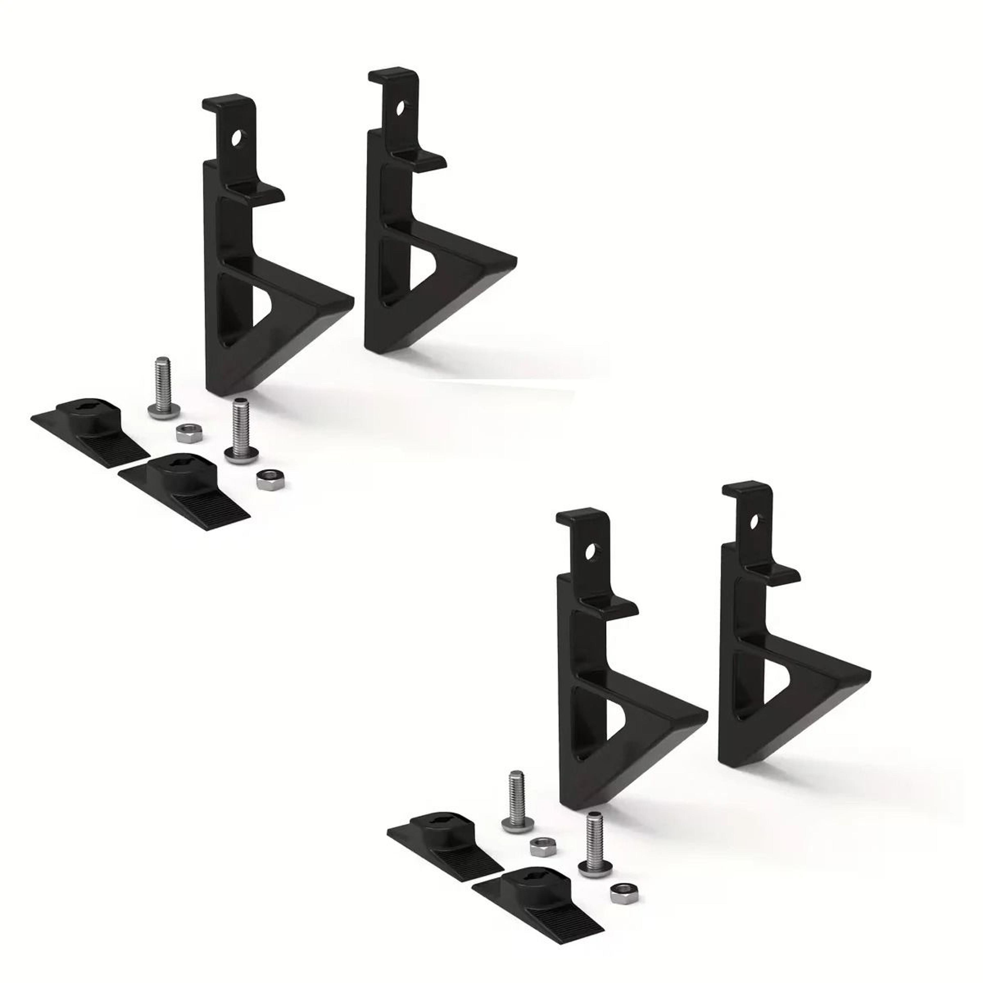 MultiPurpose Acoustic Panel Floating Shelves  NoDrill Display Brackets 4 Pcs 6