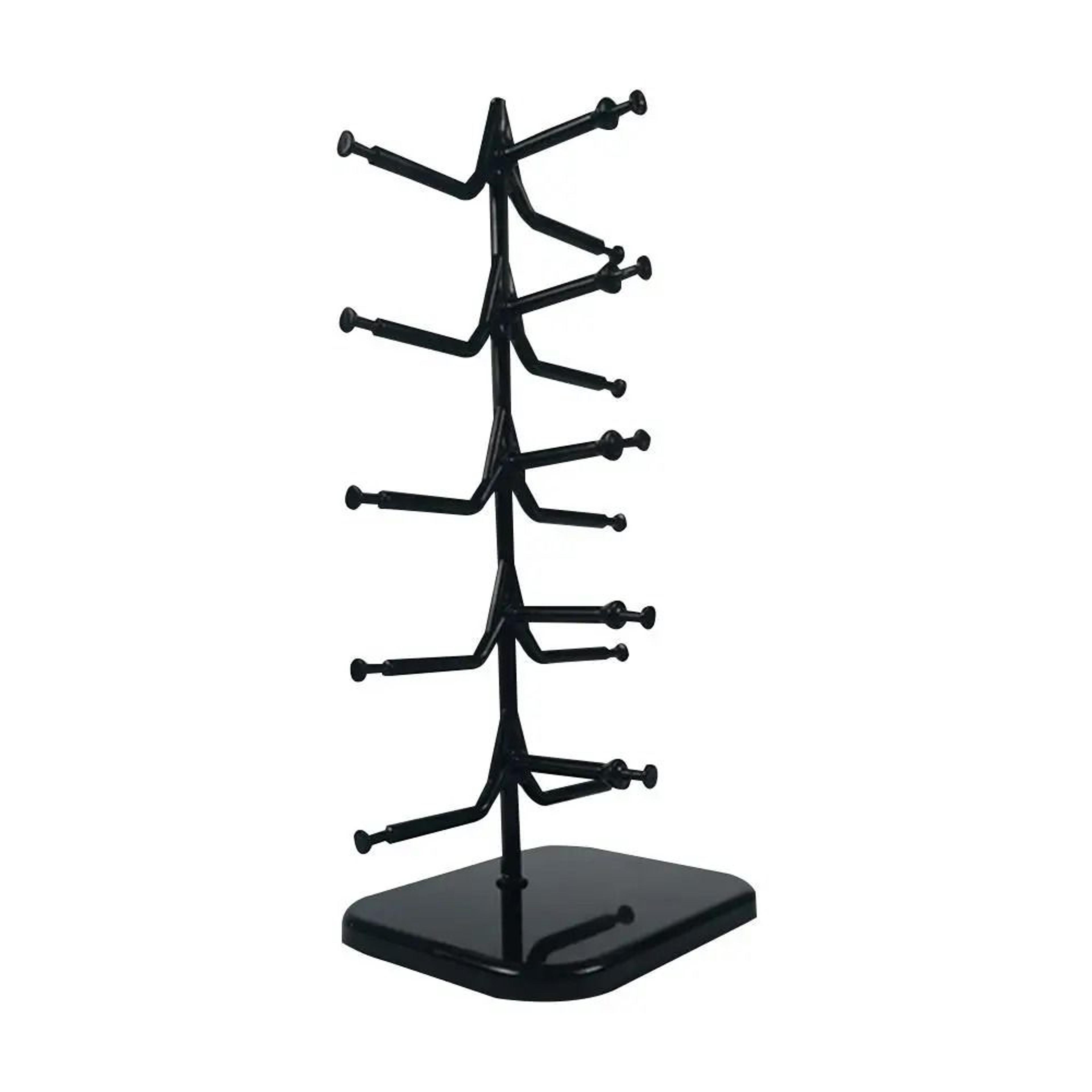 PrecisionView MultiTier Eyewear Organizer  SpaceSaving Sunglasses Rack 6