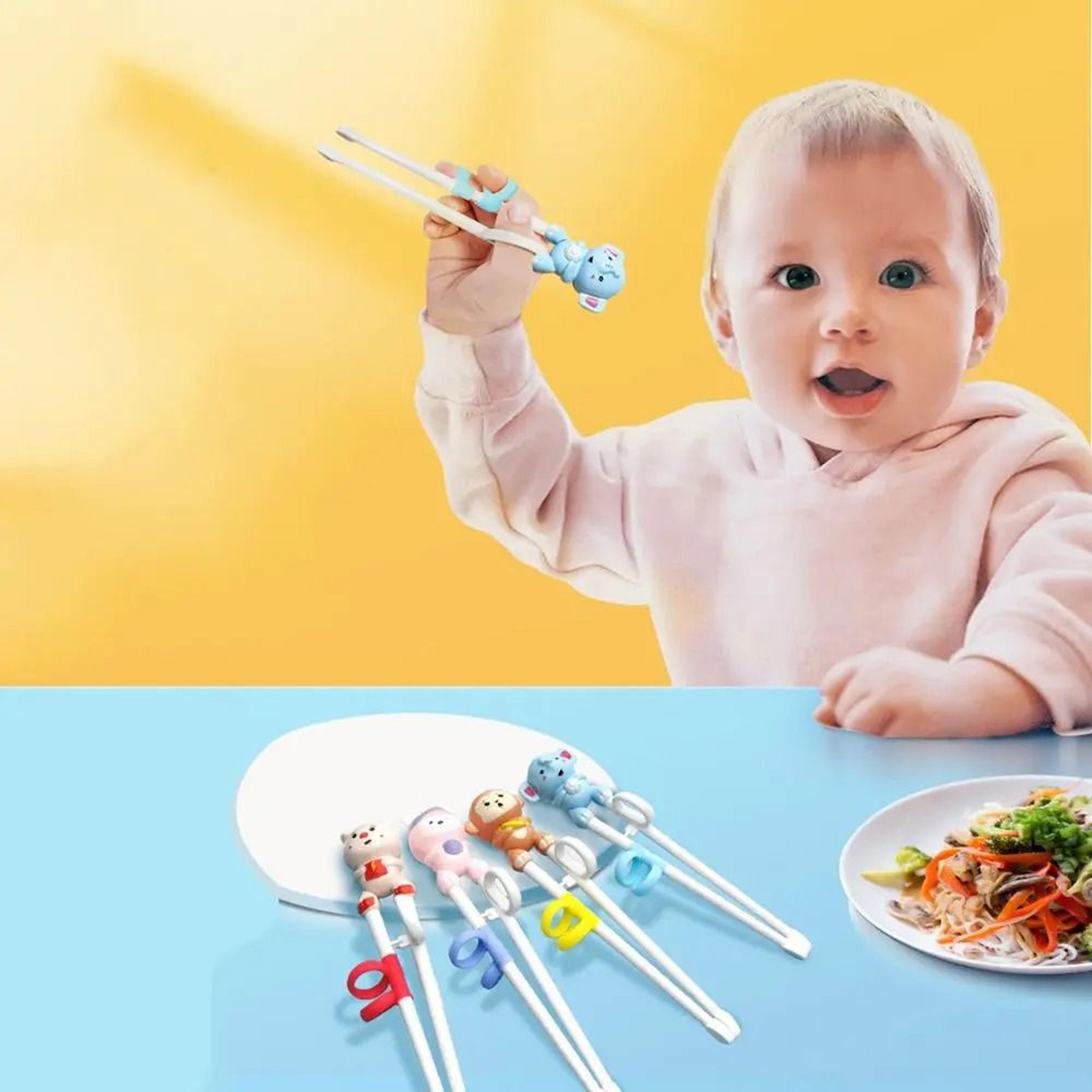 TinyGrip Cartoon Animal Training Chopsticks  Fun Beginner Eating Helper 1