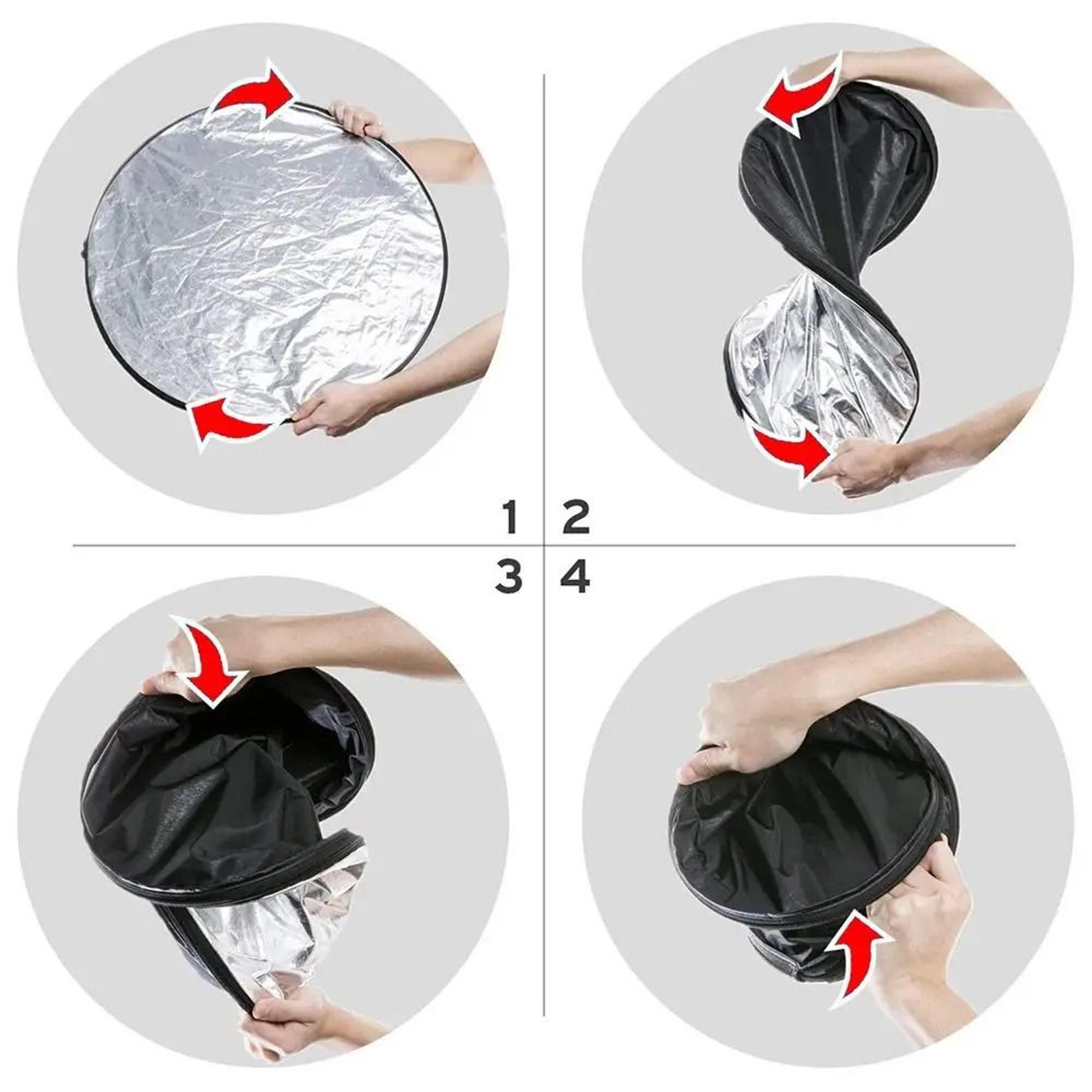 5in1 Photography Reflector  Collapsible Light Diffusion Hub  HighYield Optical Interaction Hub 4