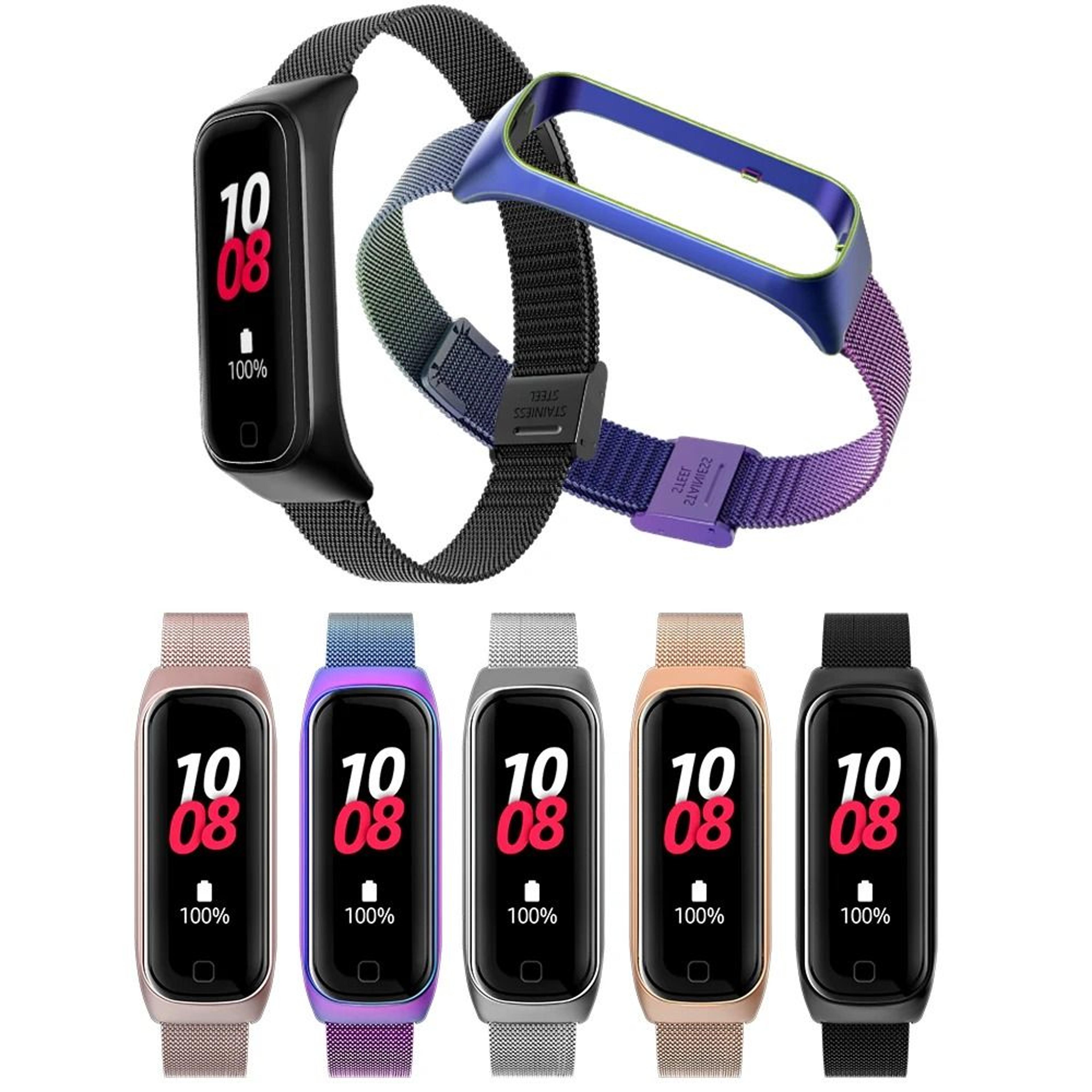 Stainless Steel Wrist Strap  Samsung Galaxy Fit 2 Metal Band  HighYield Wearable Interaction Hub 4