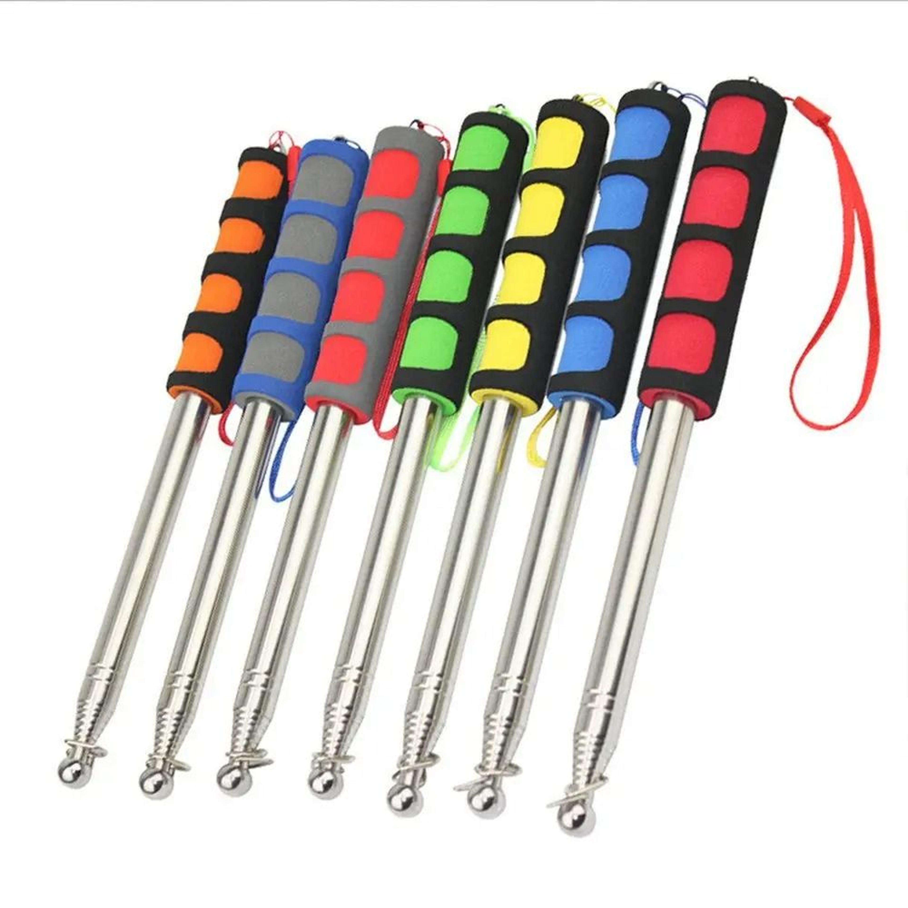 telescopic stainless steel flagpole – flexible tour guide banner pole – high-yield presentation interaction hub