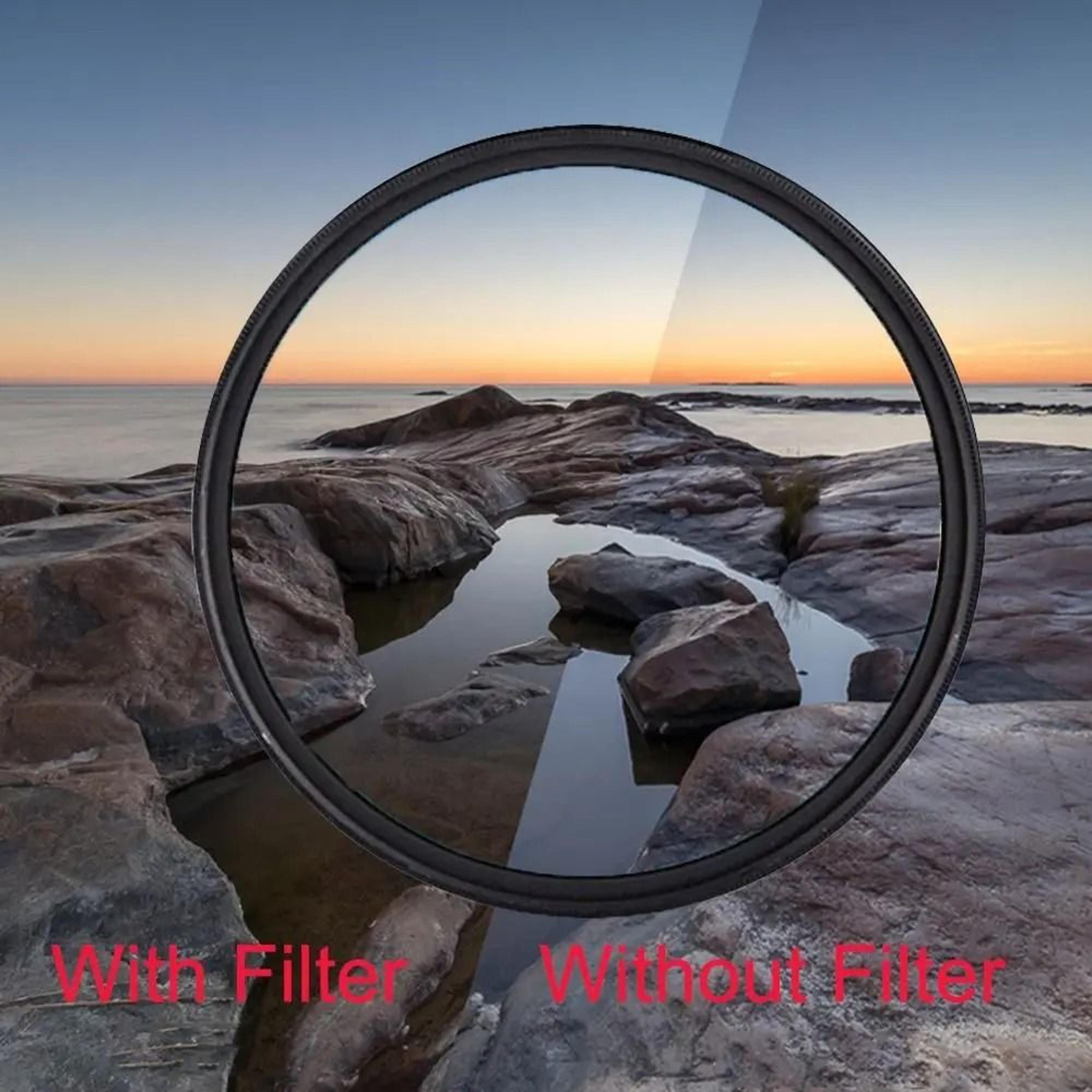CPL Circular Polarizing Filter  DSLR Camera Lens MultiCoated Shield  HighYield Optical Interaction  1
