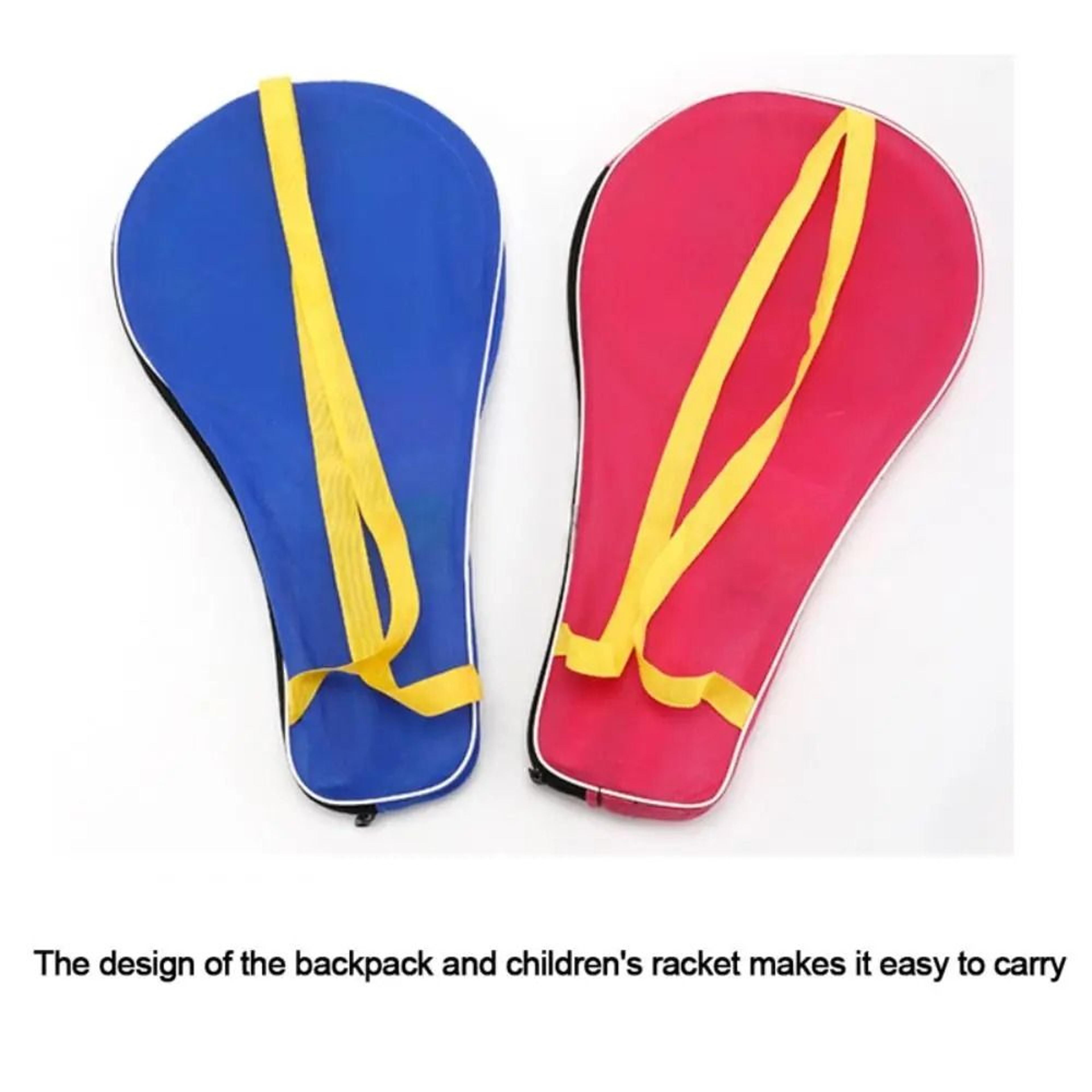 Childrens Lightweight Badminton Set  Iron Alloy Double Racquet Set  HighYield Athletic Interaction  3