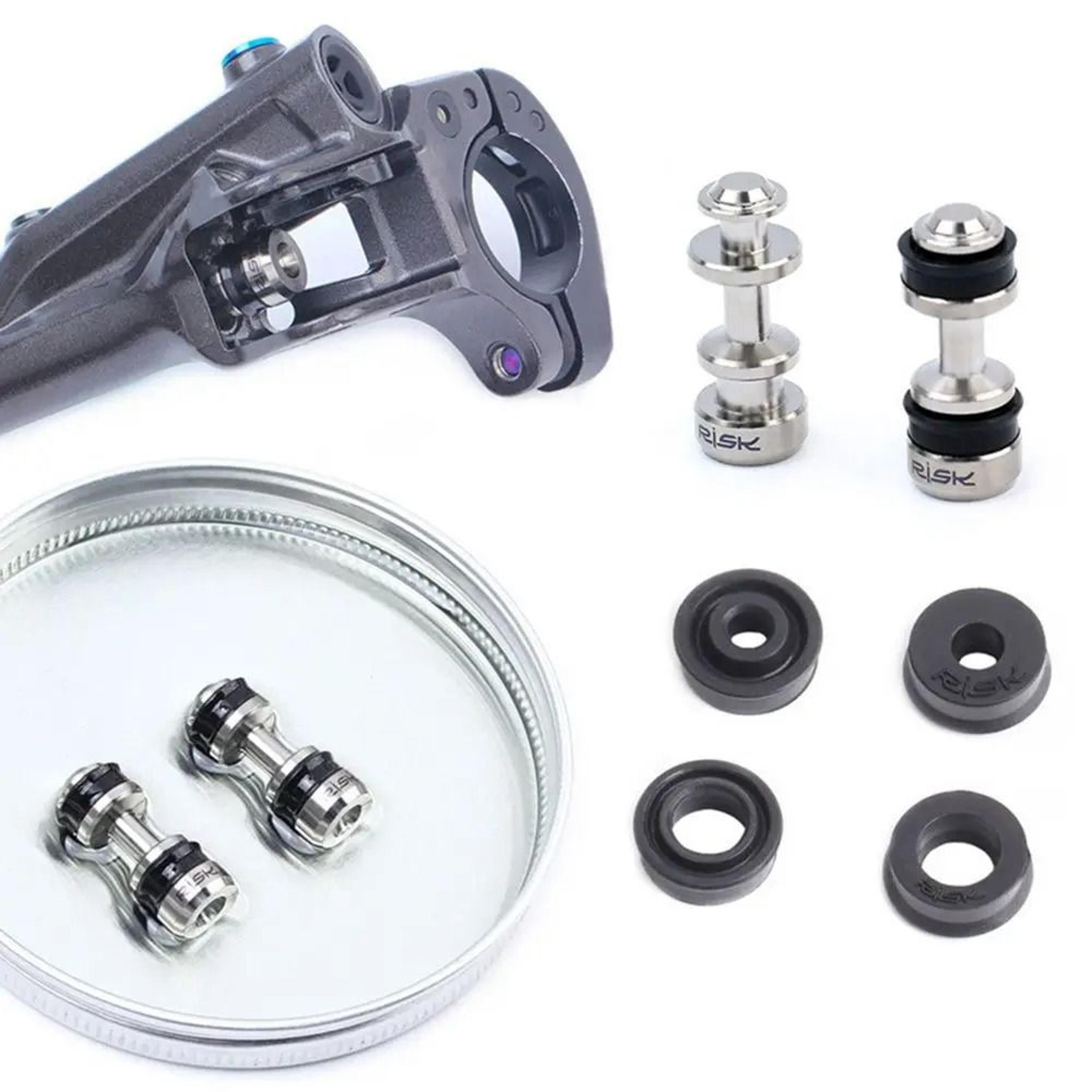 Titanium Brake Lever Piston  MTB Hydraulic Seal Repair Kit  HighYield Braking Interaction Hub 1