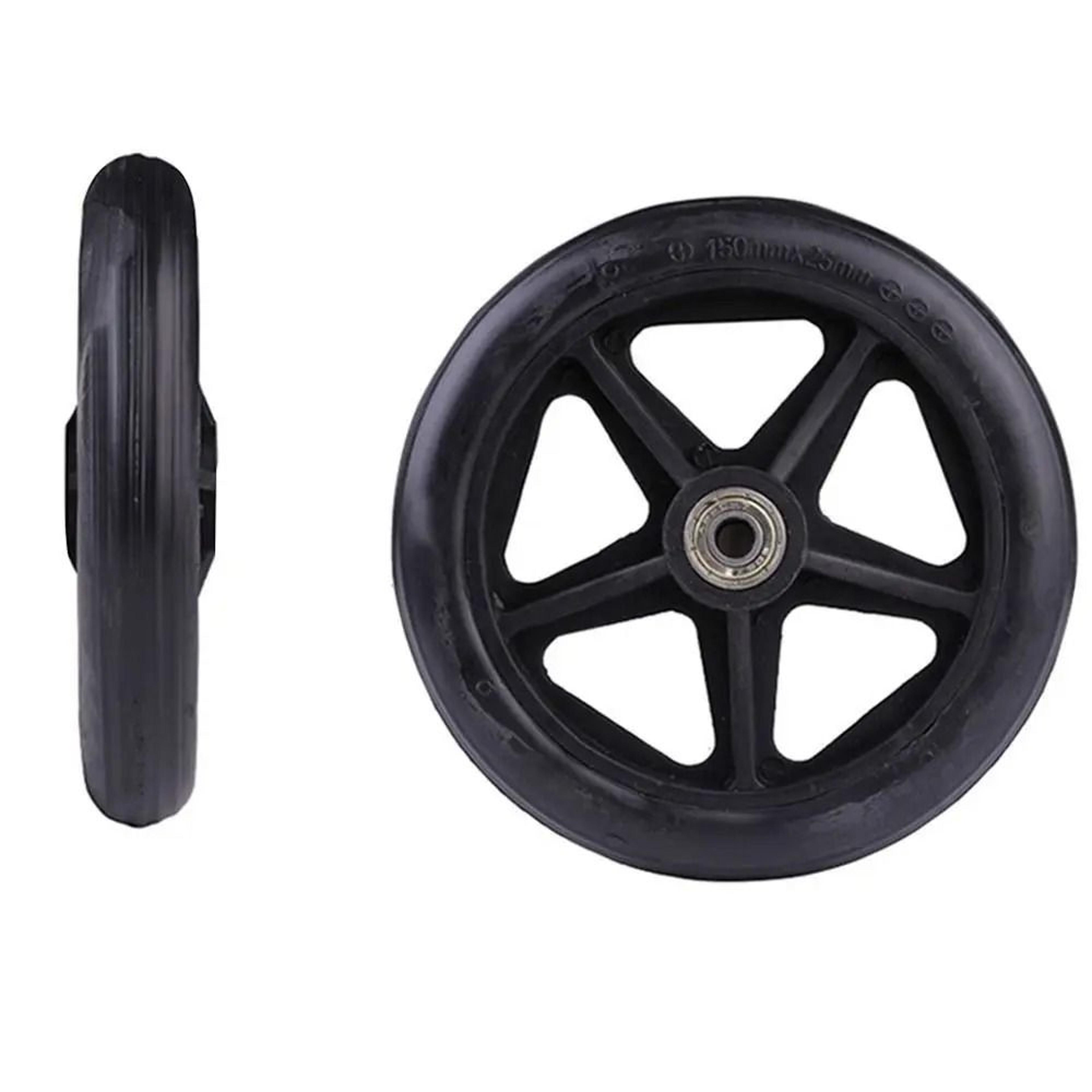 Wheelchair Front Castor Wheels  HeavyDuty Solid Tire Replacement  HighYield Logistical Interaction  10