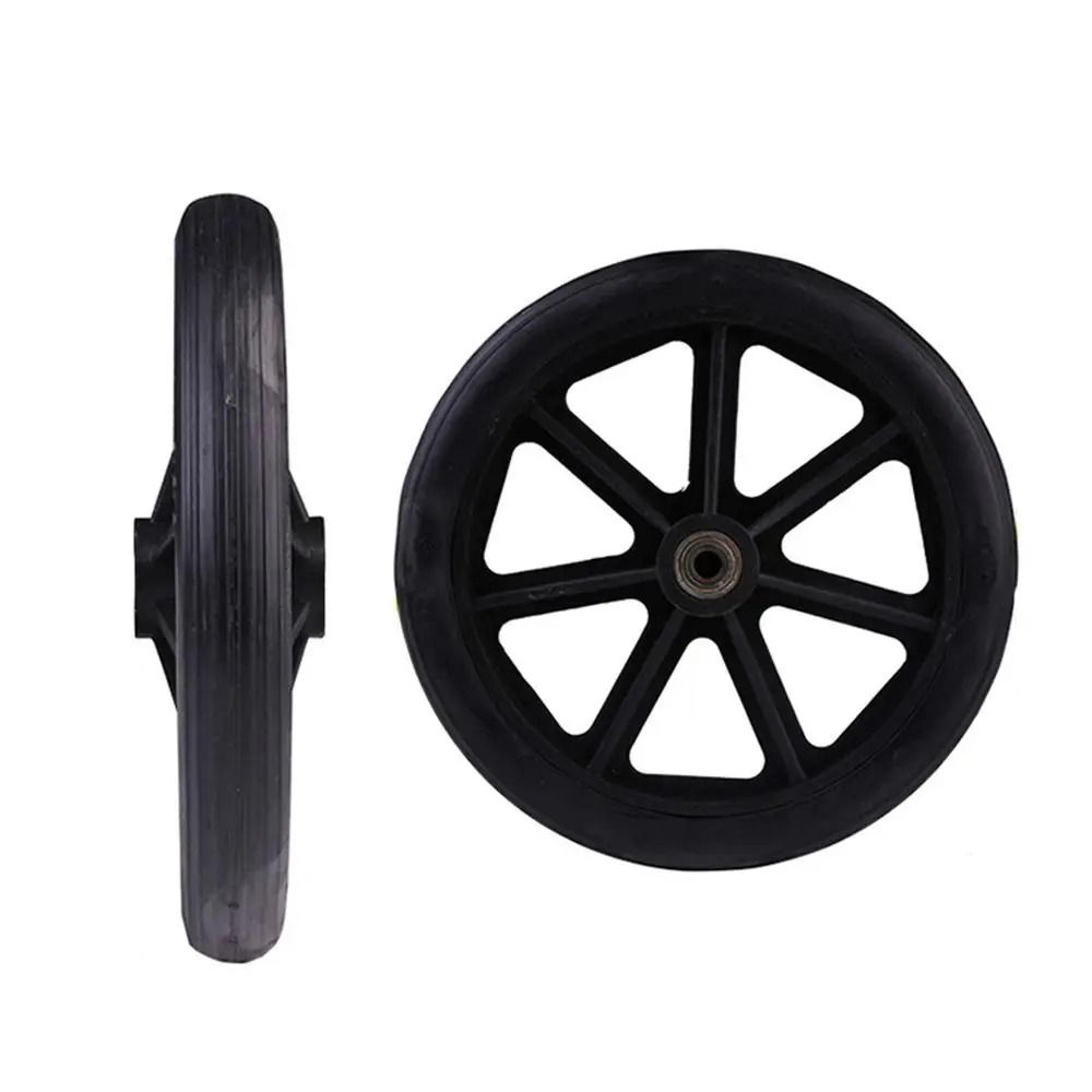 Wheelchair Front Castor Wheels  HeavyDuty Solid Tire Replacement  HighYield Logistical Interaction  12