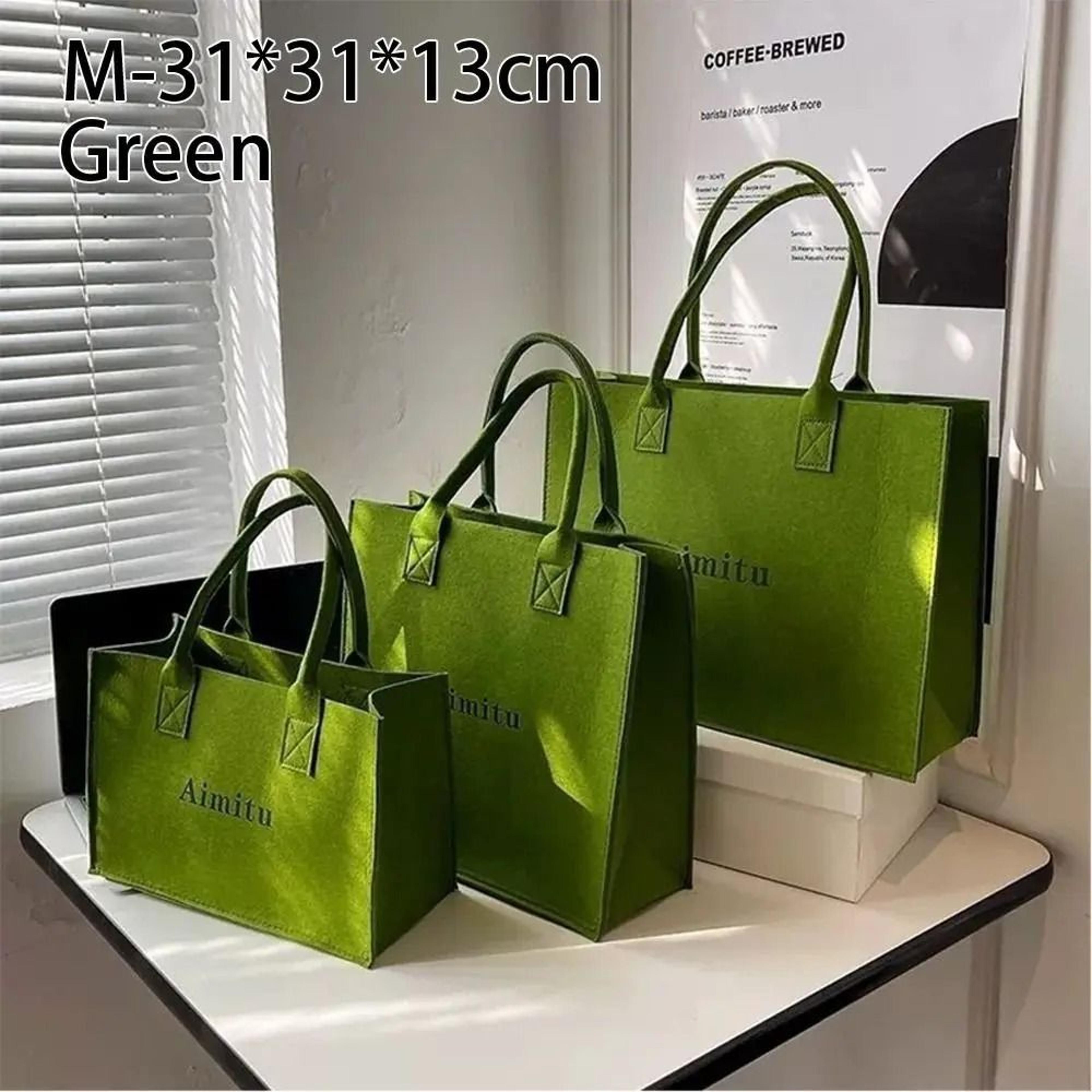 Felt Shoulder Bag  Simple Large Capacity Crossbody  HighYield Logistical Interaction Hub 11