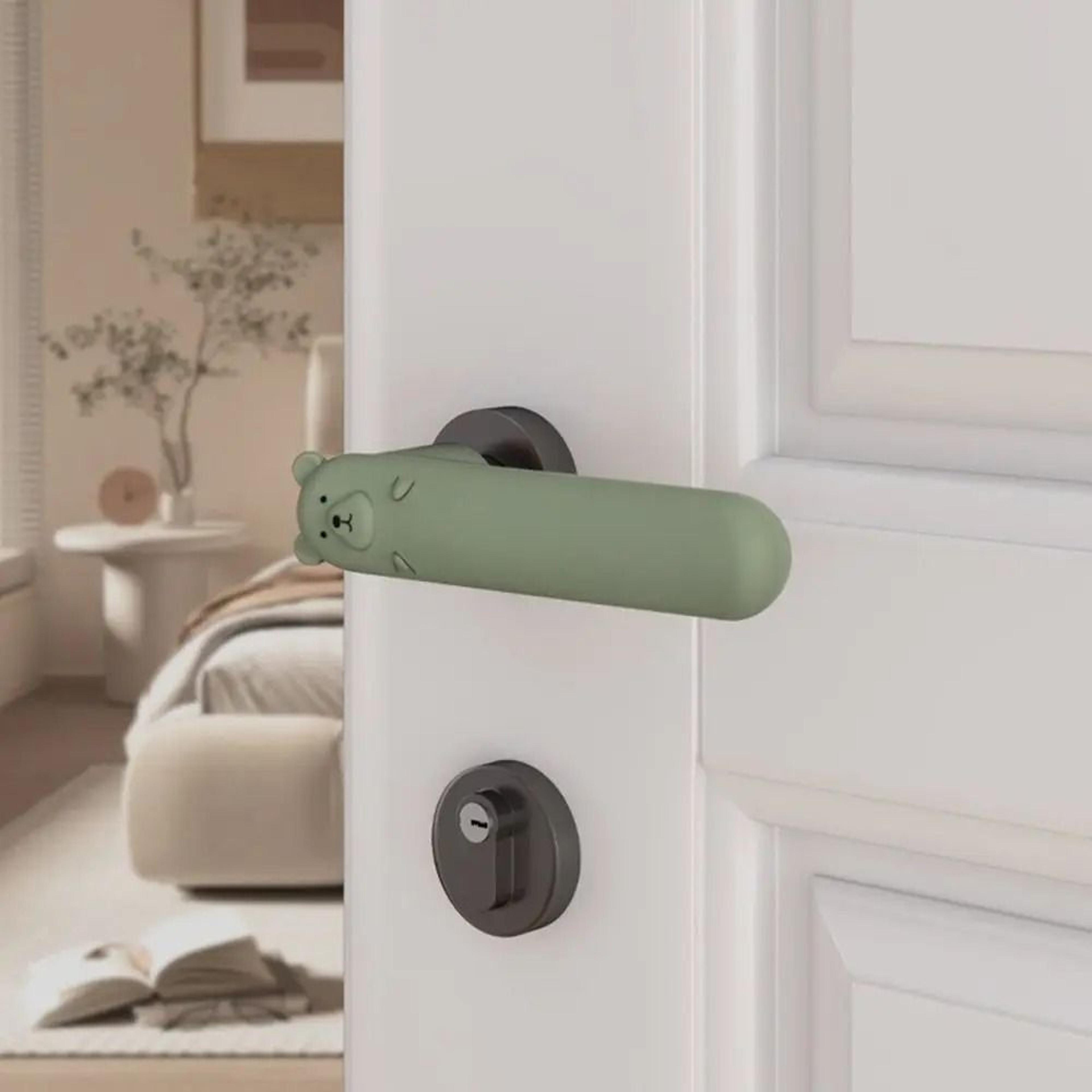Silicone Door Handle Protector  AntiCollision Wall Shield  HighYield Domestic Interaction Hub 2