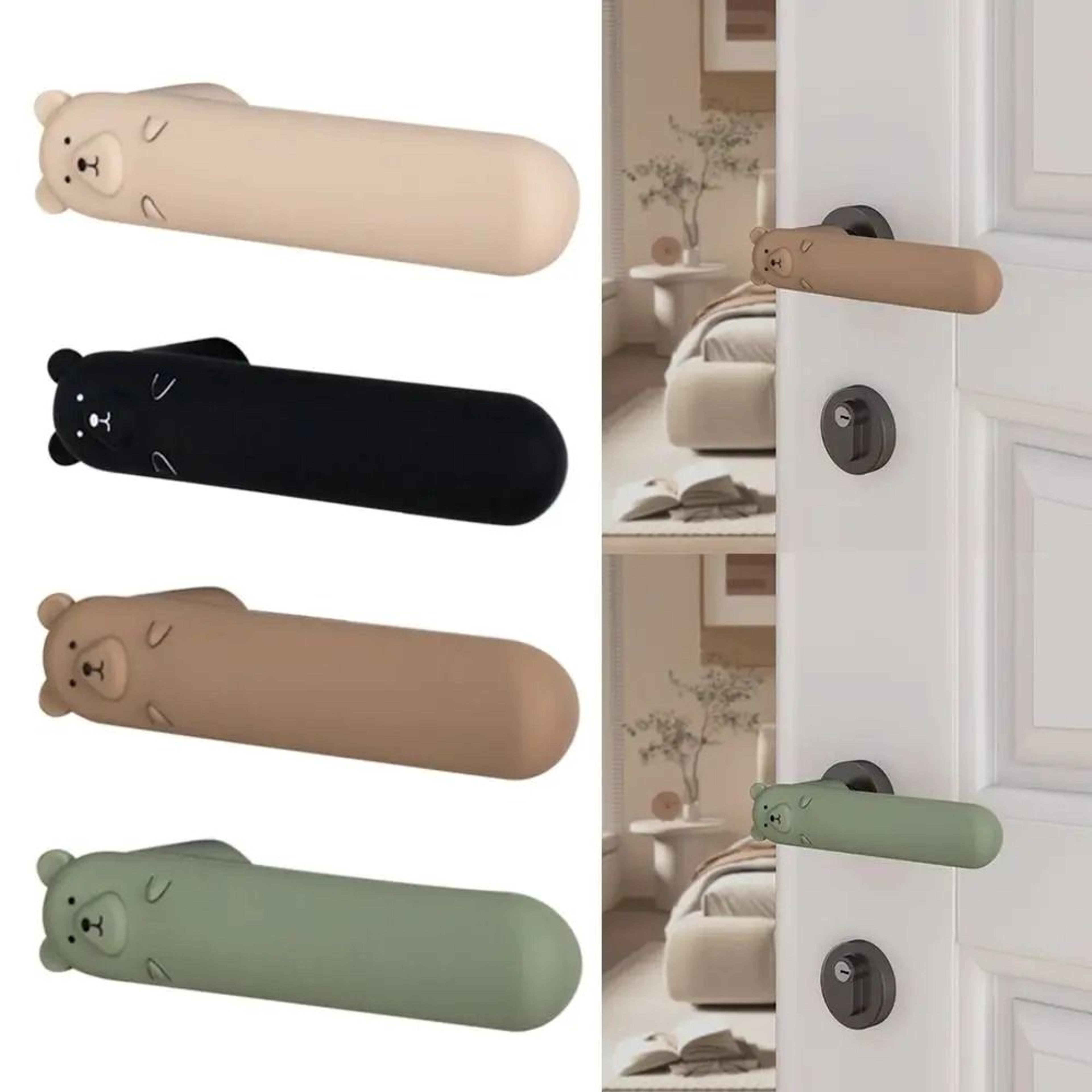 Silicone Door Handle Protector  AntiCollision Wall Shield  HighYield Domestic Interaction Hub 4