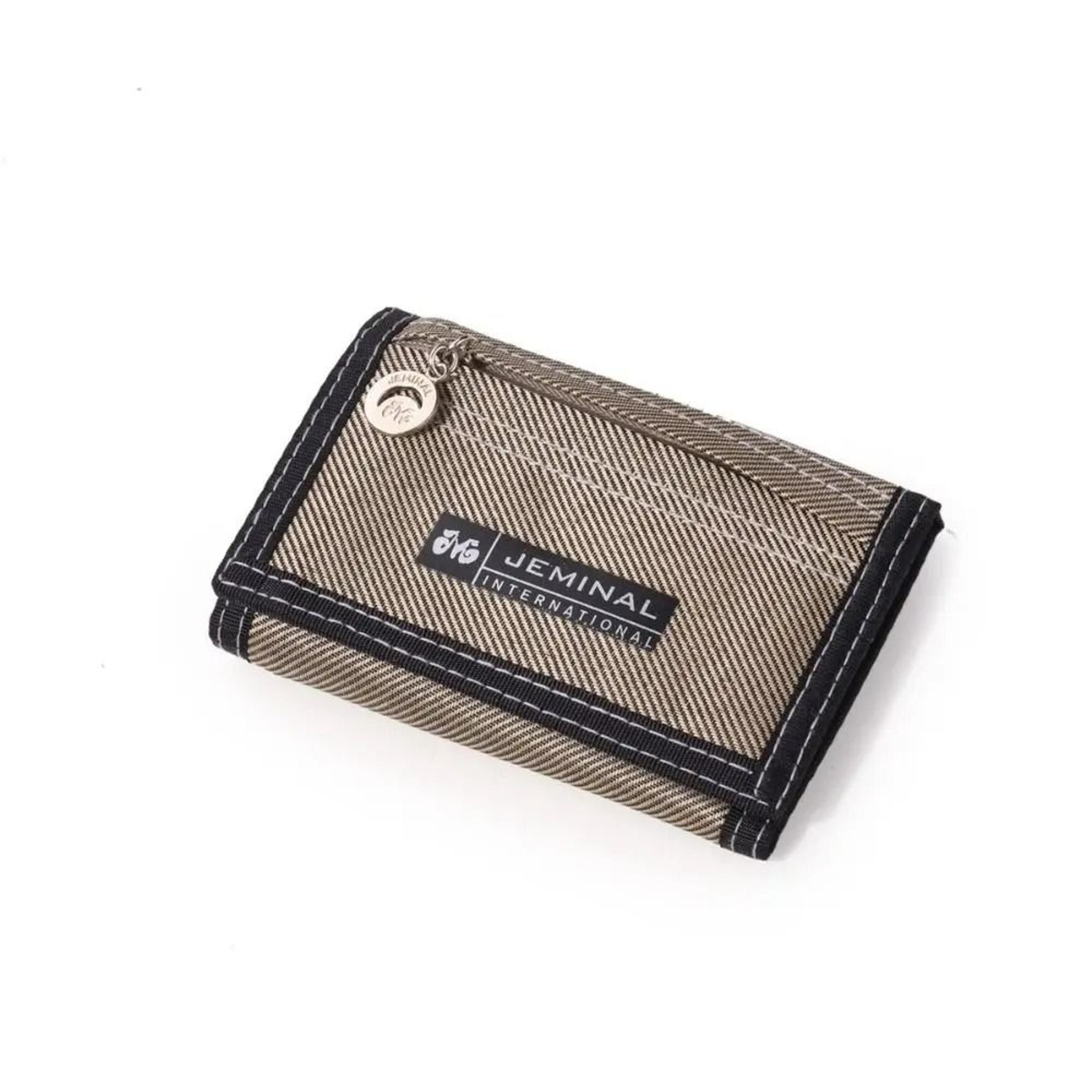 Canvas Trifold Portable Wallet  Multifunctional Short Change Purse  HighYield Logistical Interactio 7