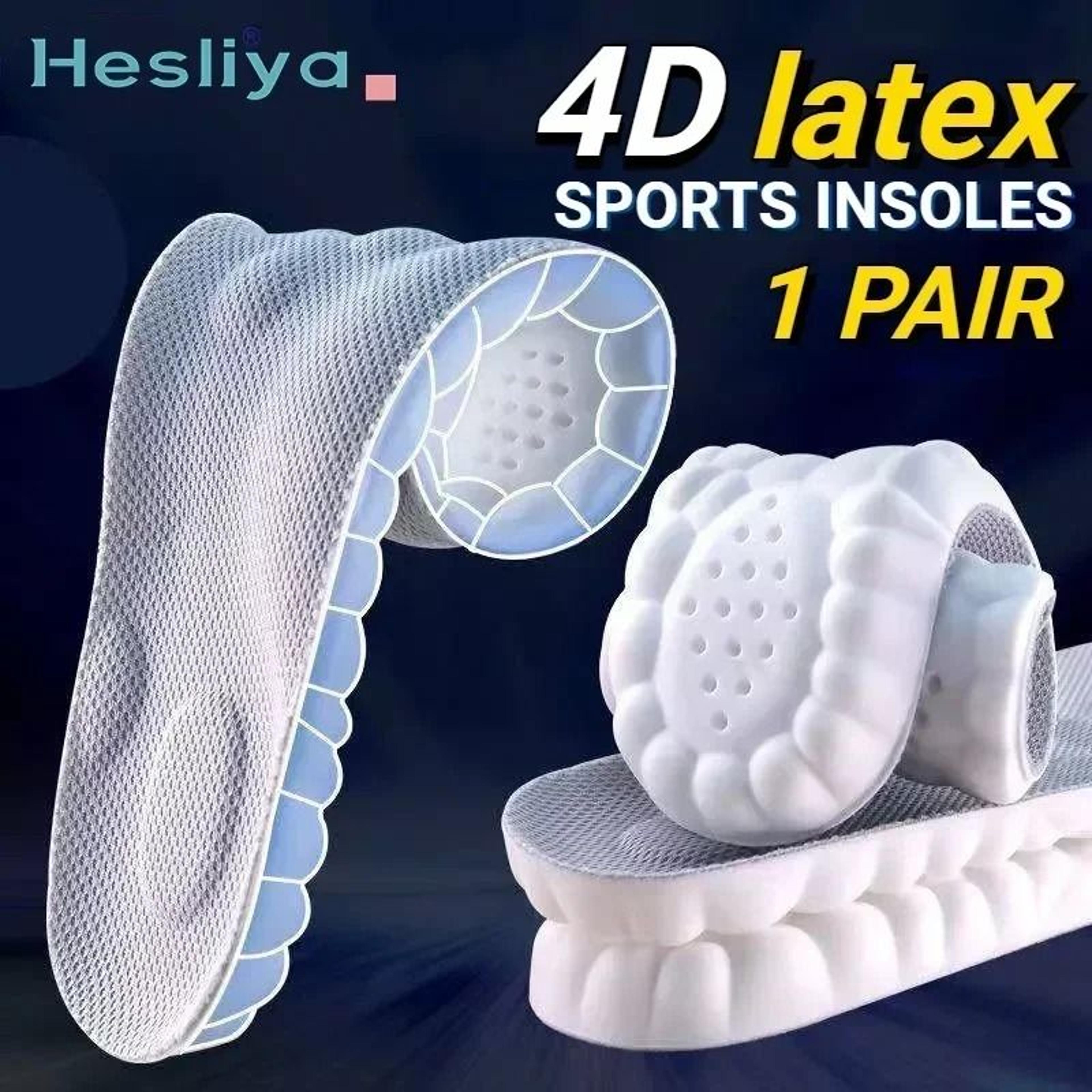 professional 4d ultra-soft latex orthopedic insoles