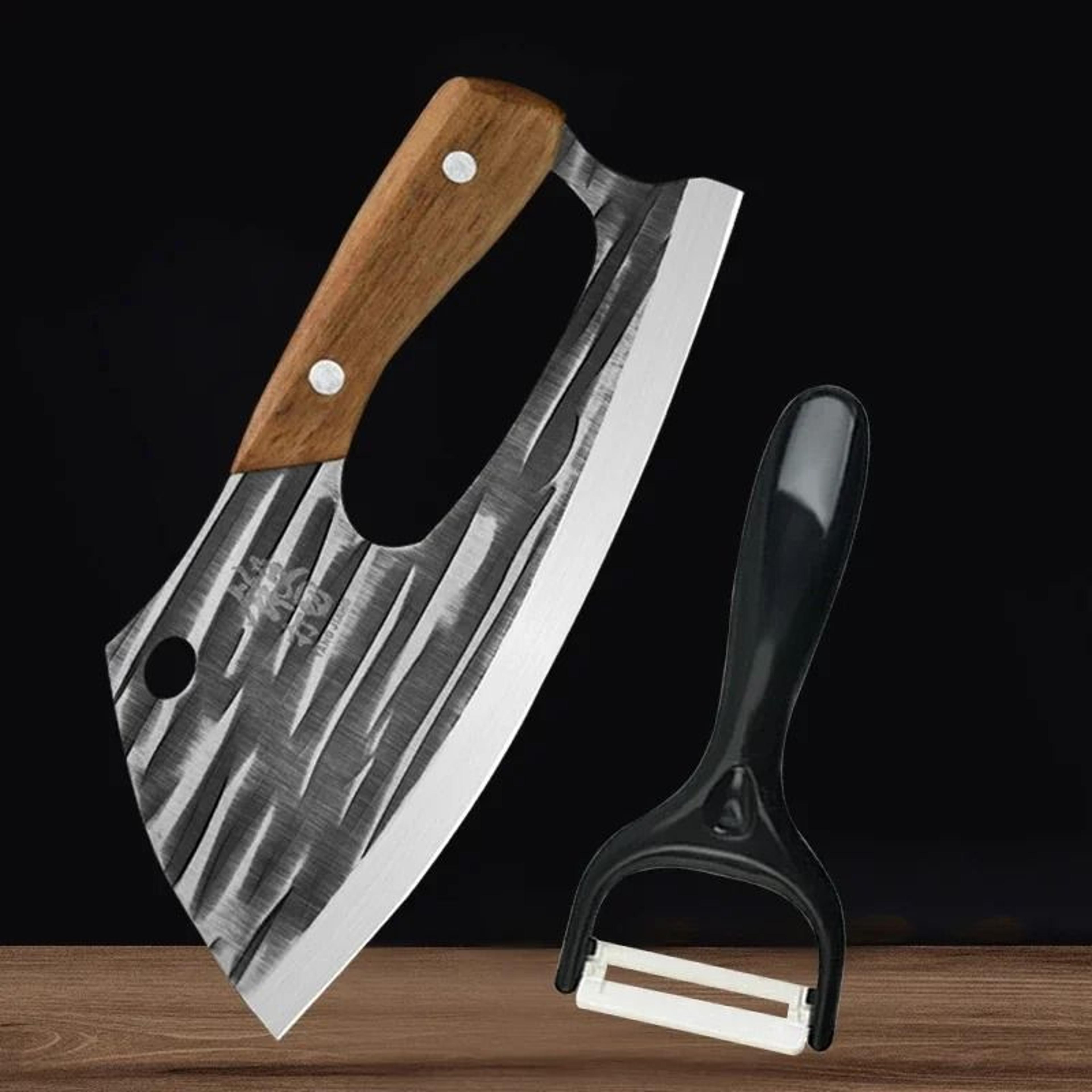 Handmade Forged HighCarbon Kitchen Chef Knife 7