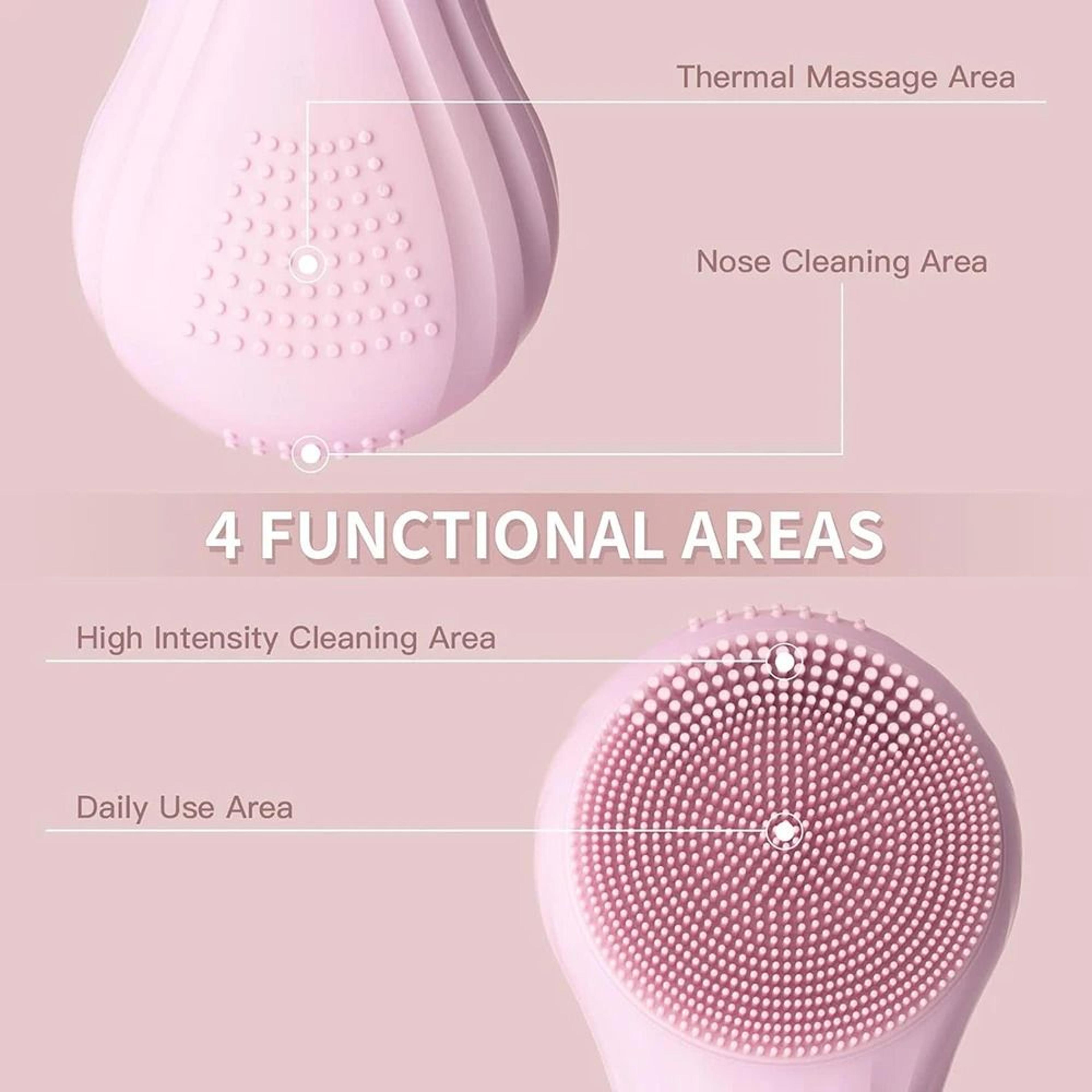 Waterproof Sonic Facial Cleansing Brush 4