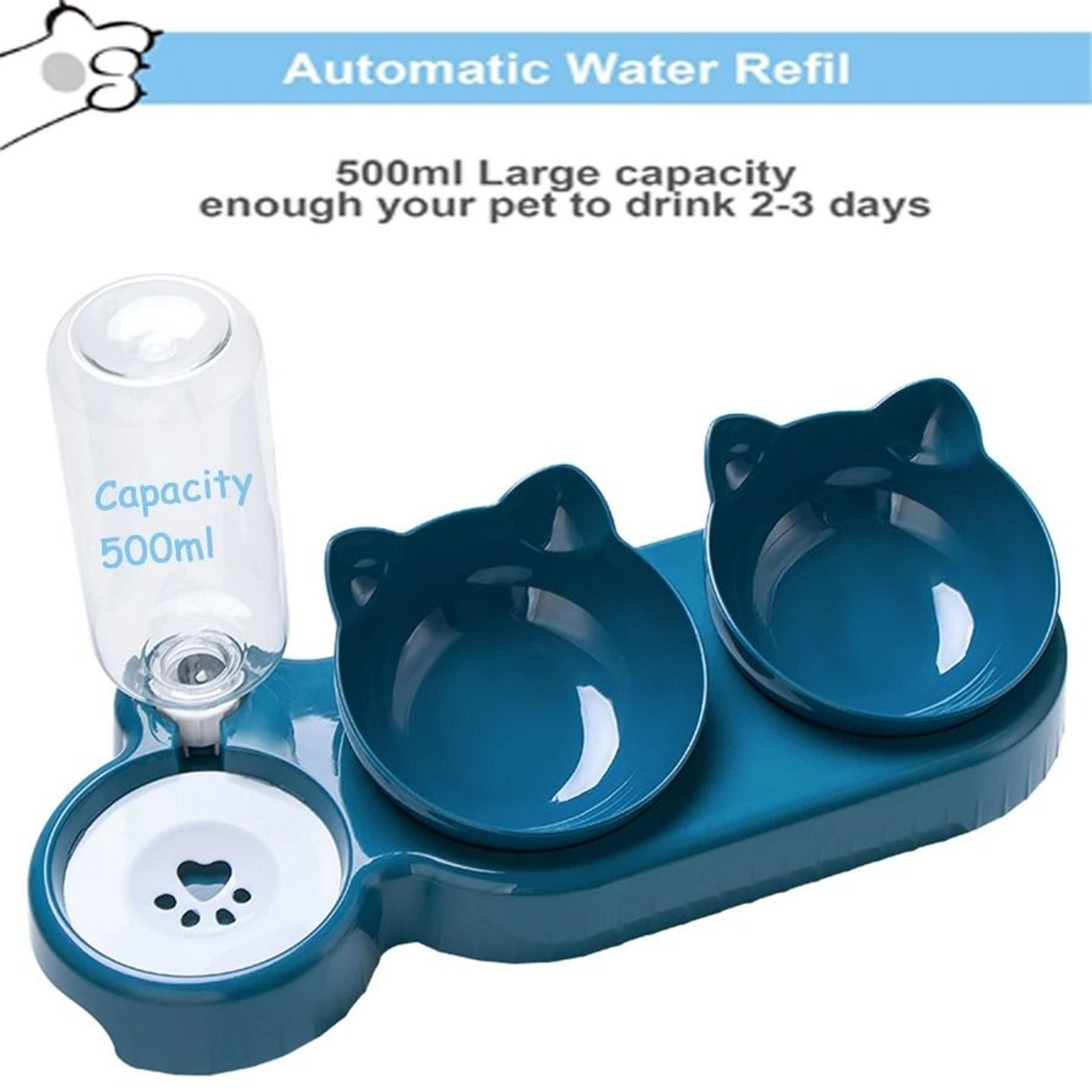 3in1 Ergonomic Pet Feeder  Water Station 3