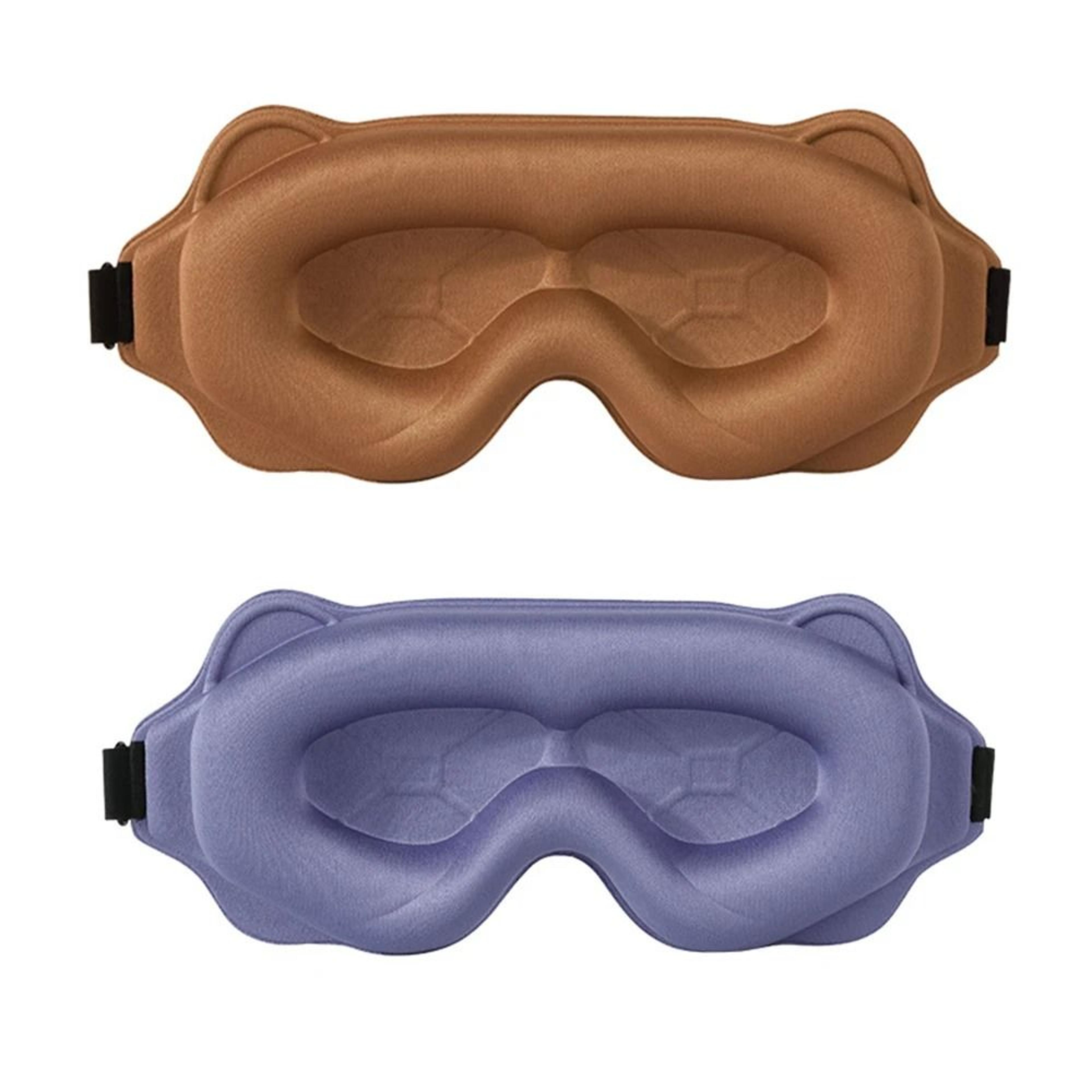 3D Contoured Blackout Sleep Mask 19