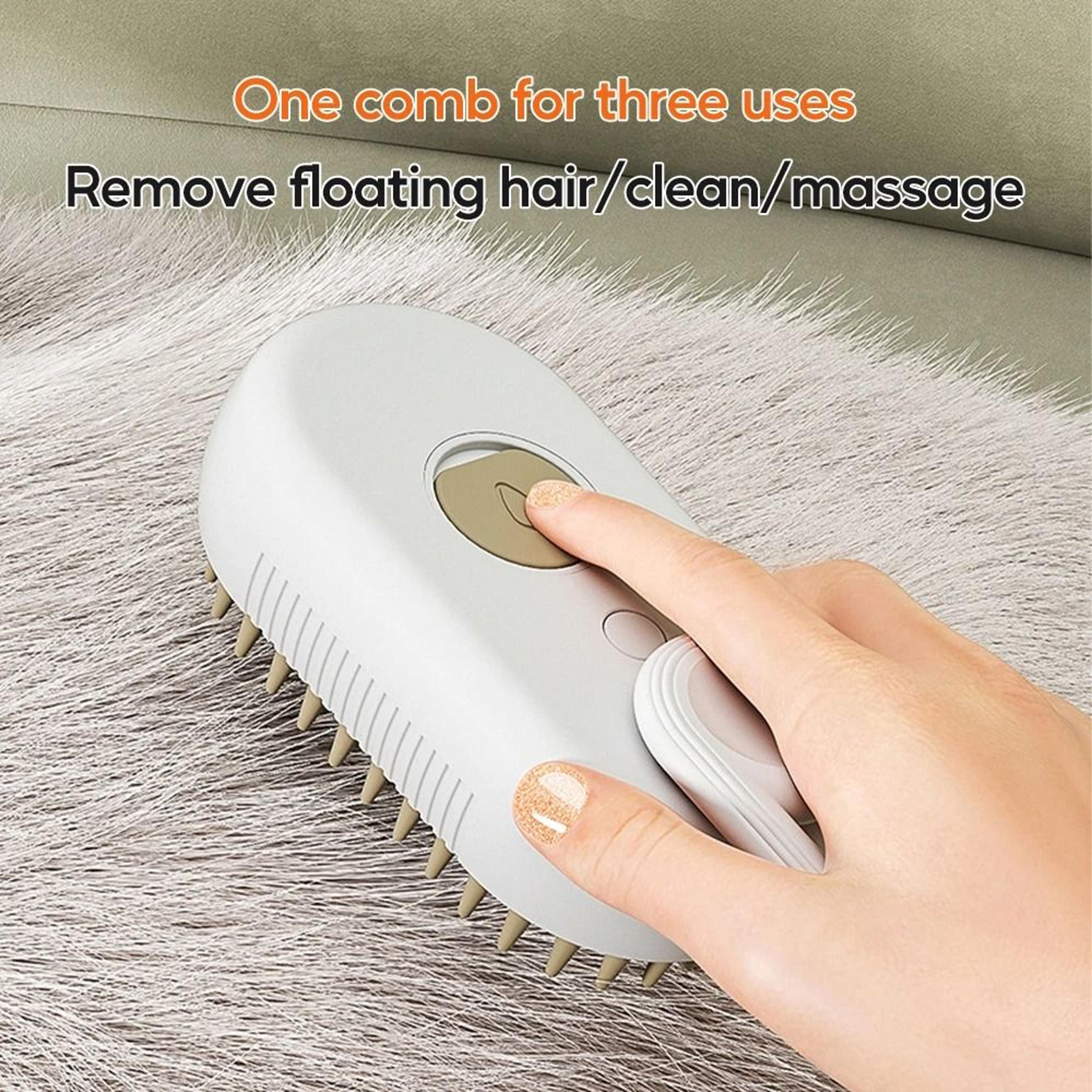 3in1 Pet Electric Steam Grooming Brush 4