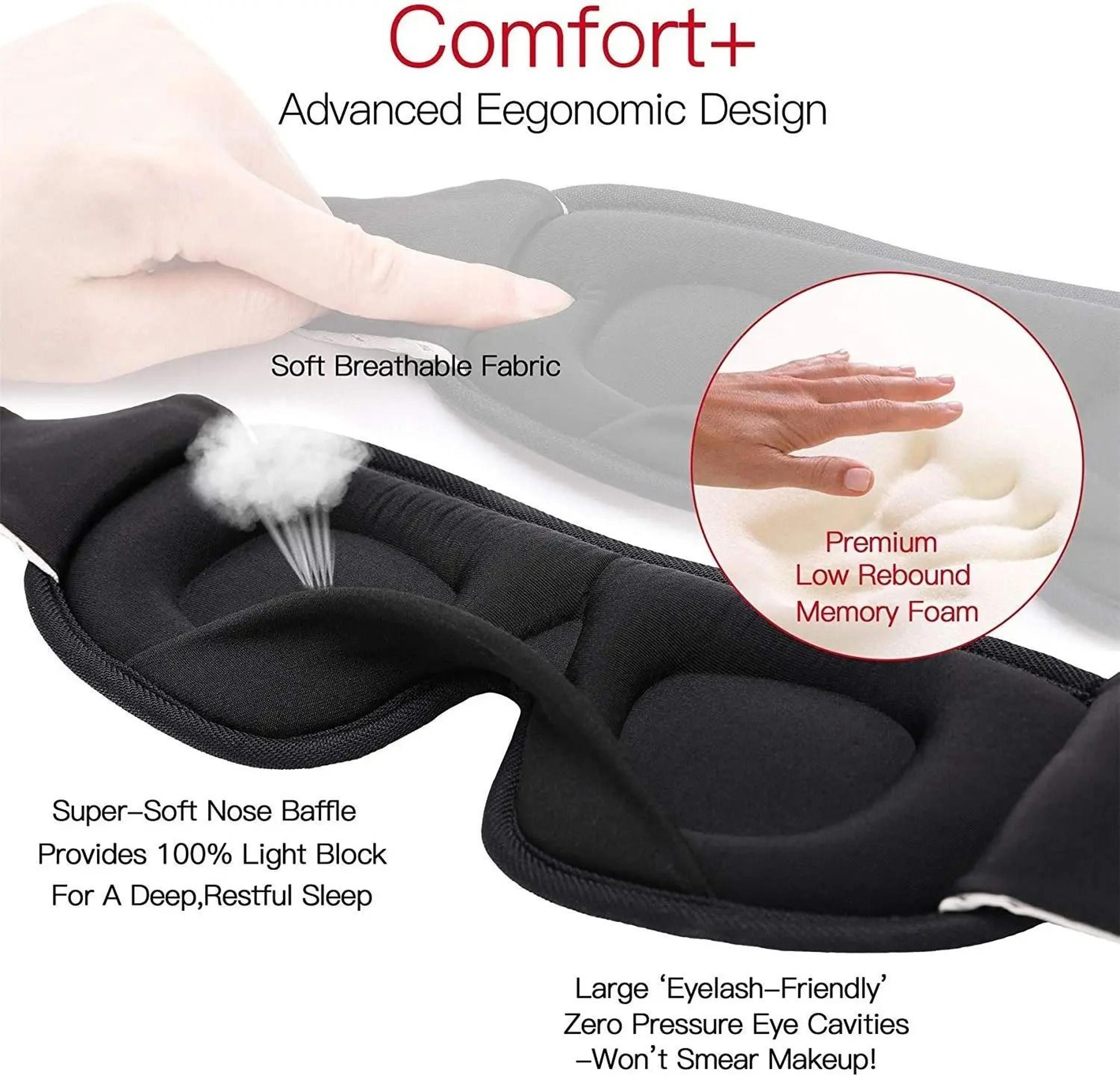 3D Orthopedic Blackout Sleep Mask 5