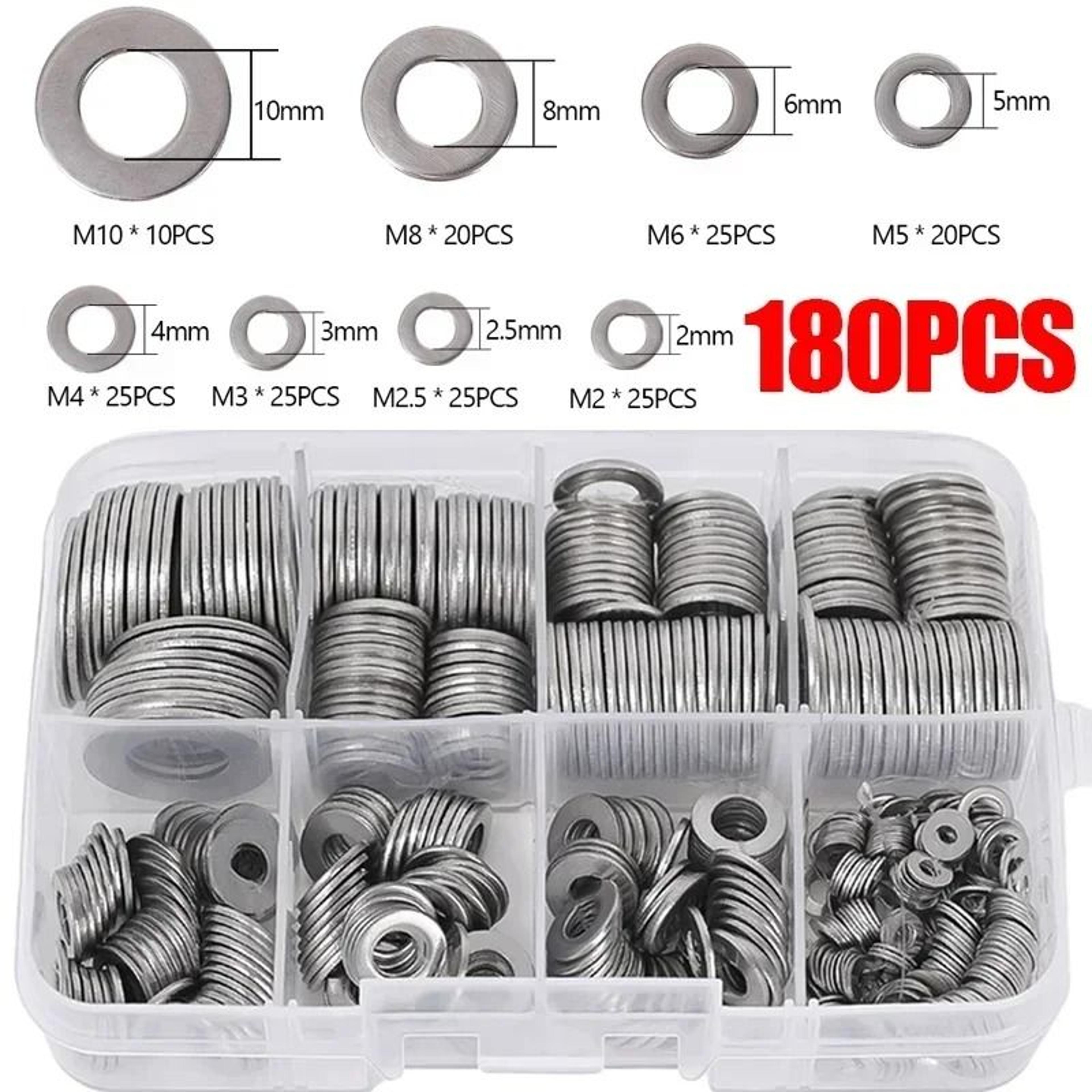Stainless Steel Flat Washer Precision Assortment 7