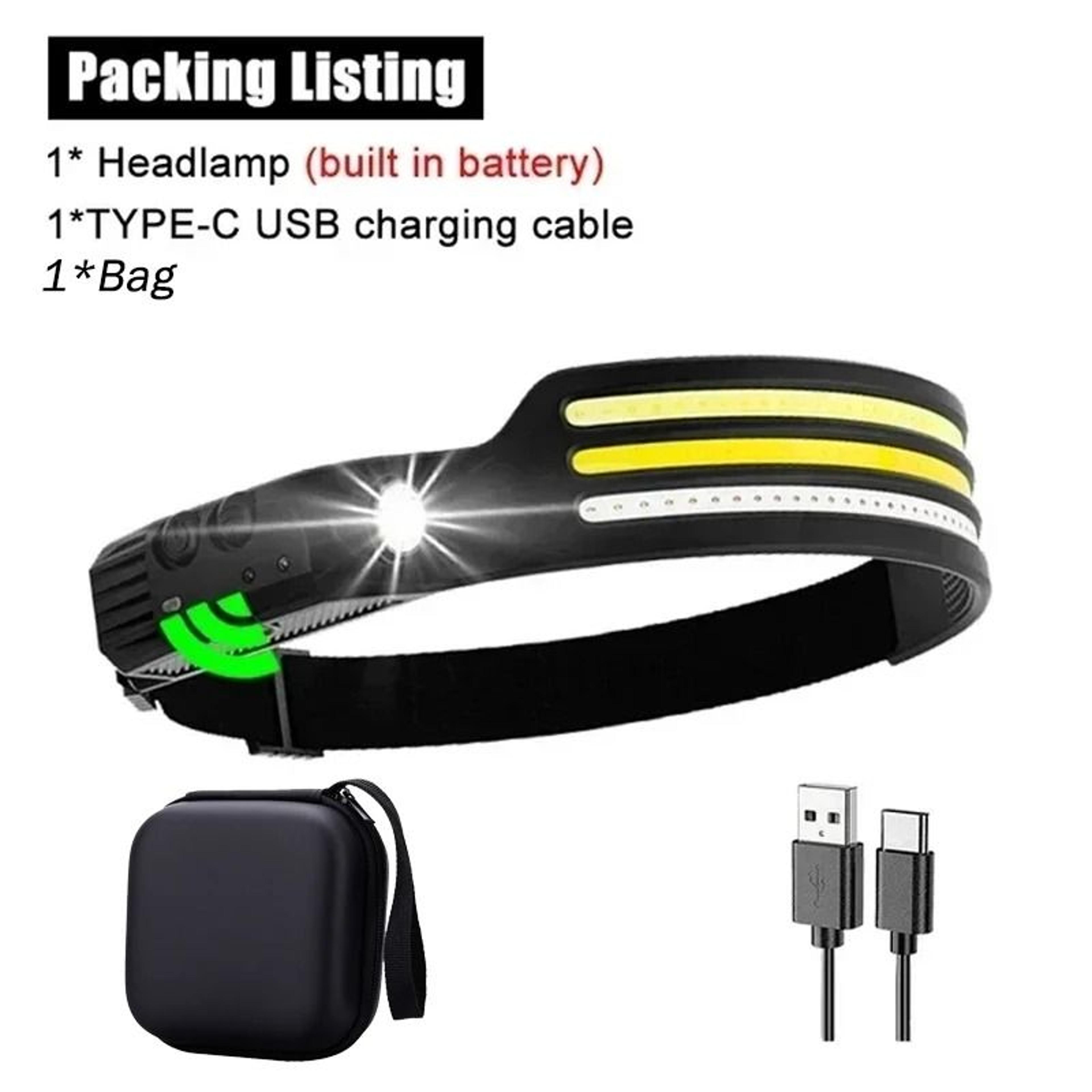 UltraWide COB LED MotionSensor Headlamp 10