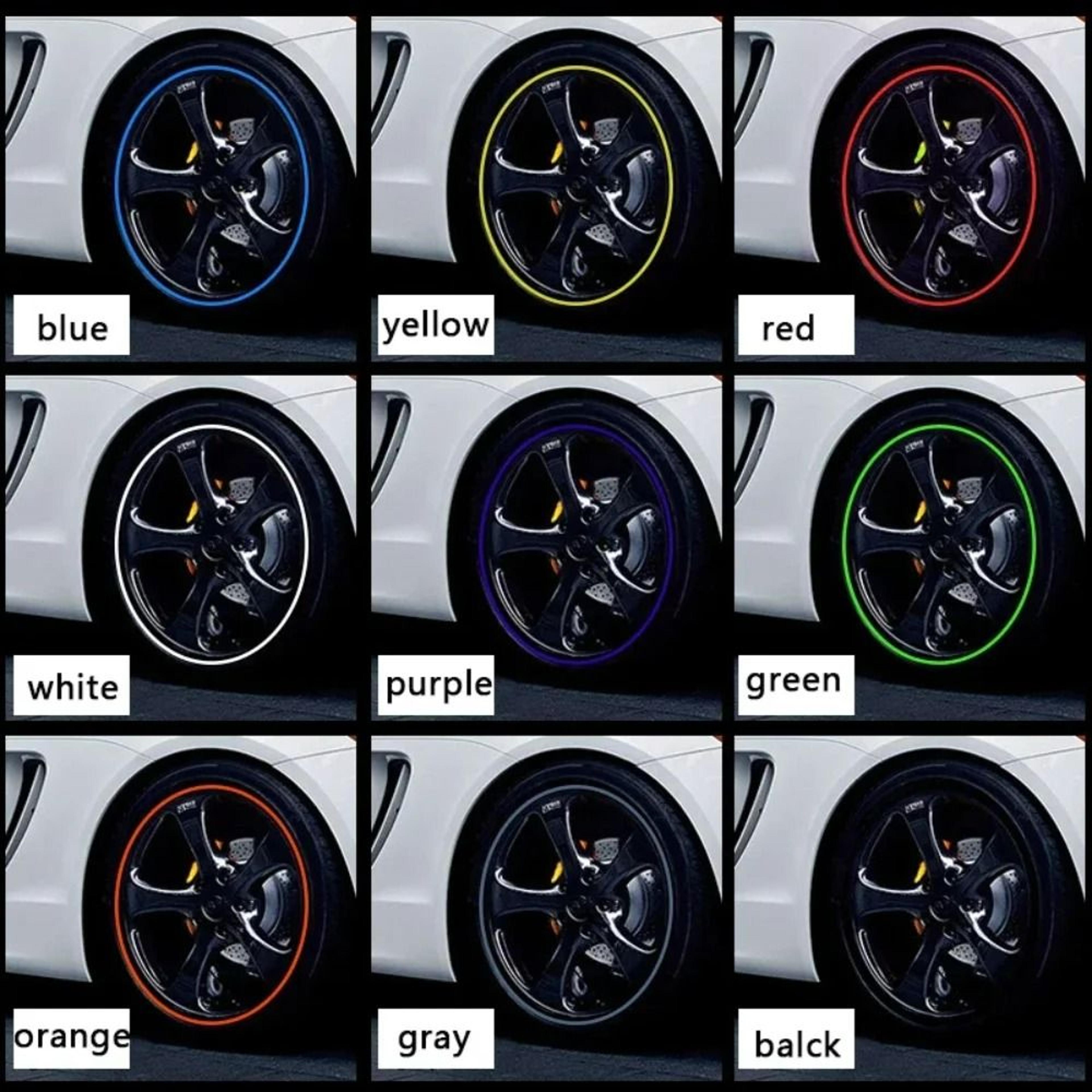 Car Rim Protection Strip  Wheel Edge Protector 5