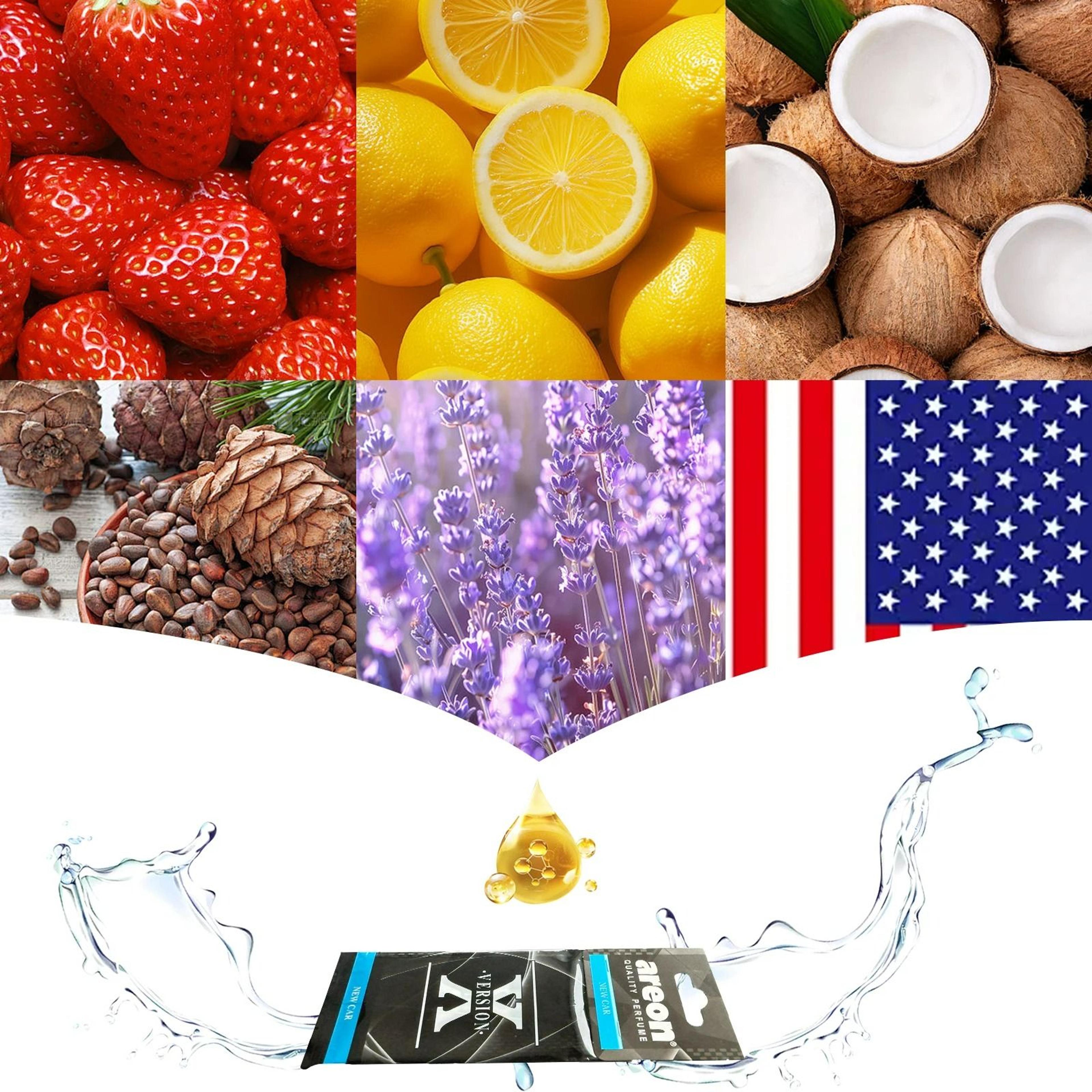 New Car Scent Natural TeaInfused Hanging Air Freshener 5