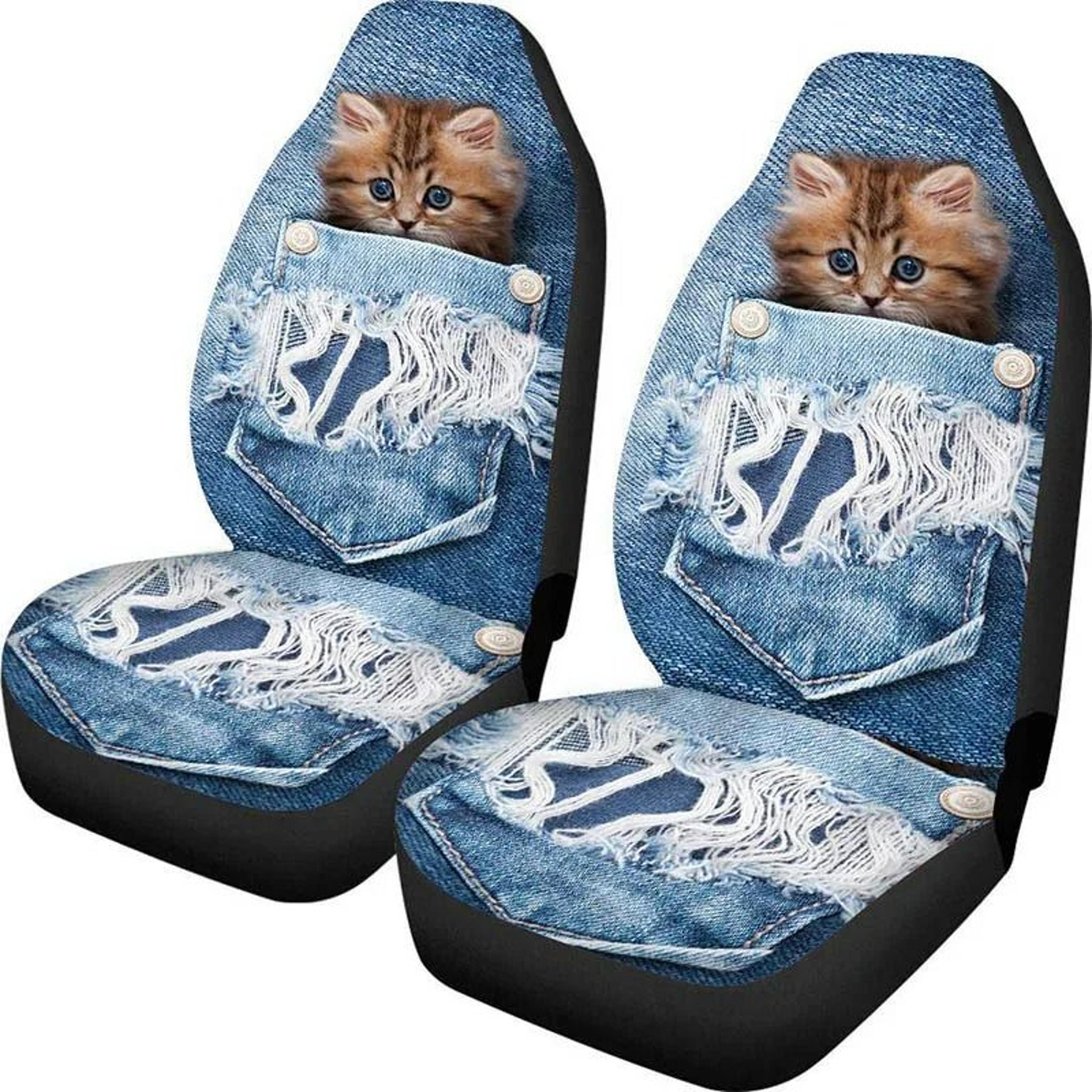 Universal Washable Front Seat Protector Covers 9