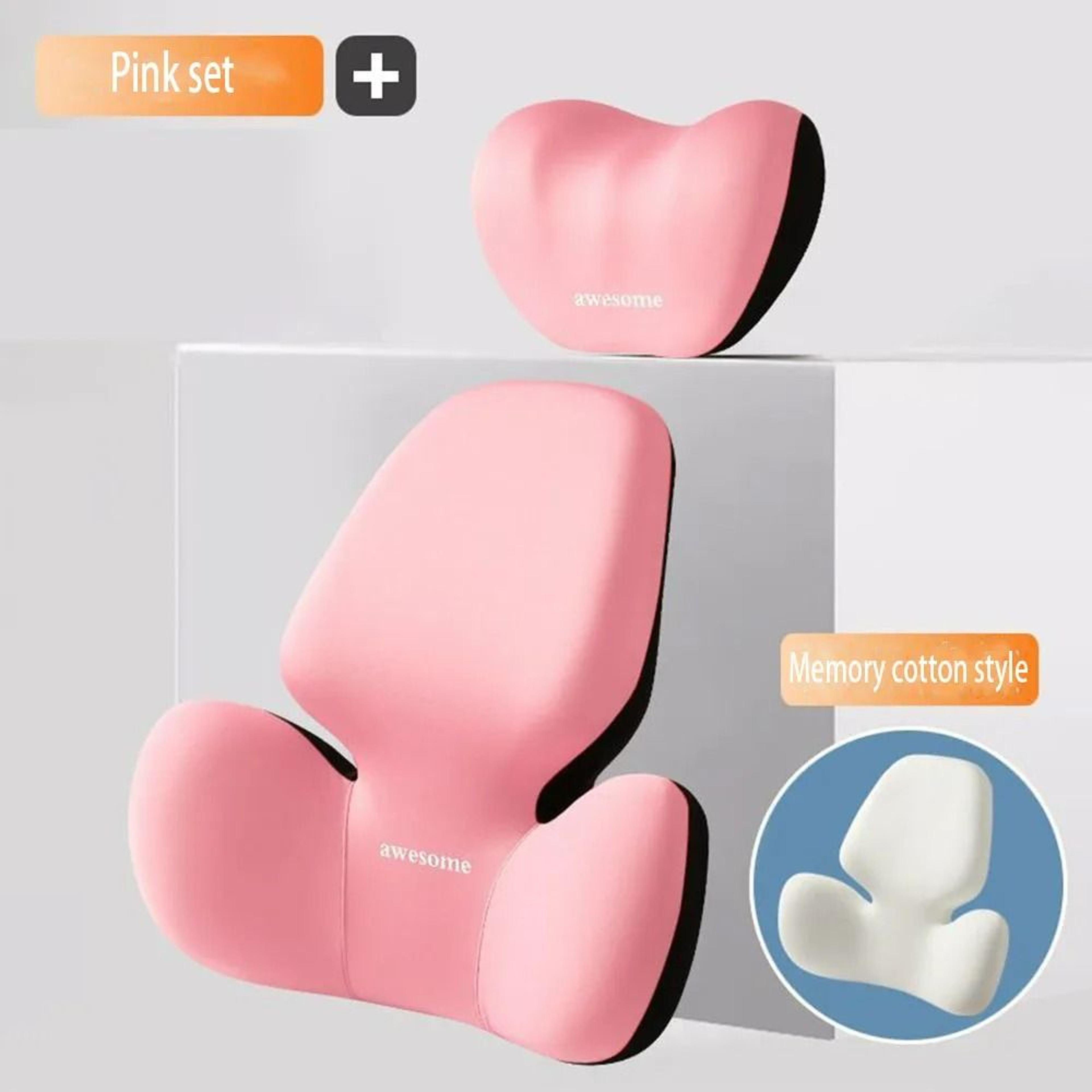 Ergonomic Memory Foam Lumbar  Neck Support Set 13