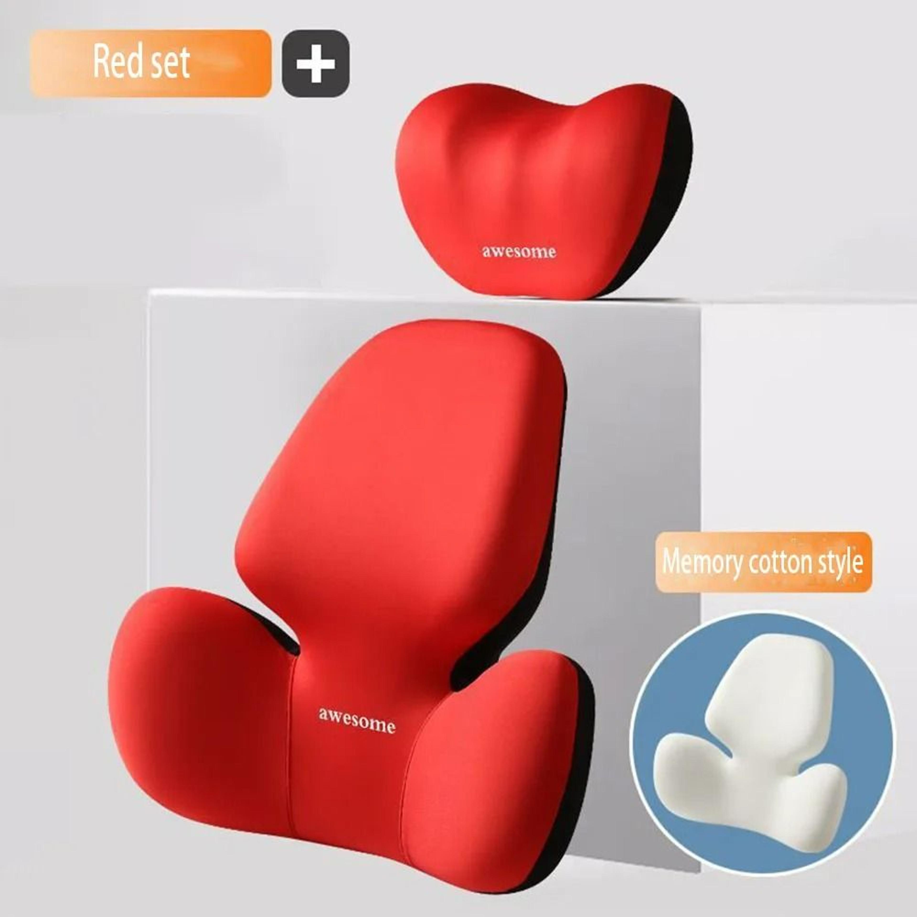 Ergonomic Memory Foam Lumbar  Neck Support Set 14