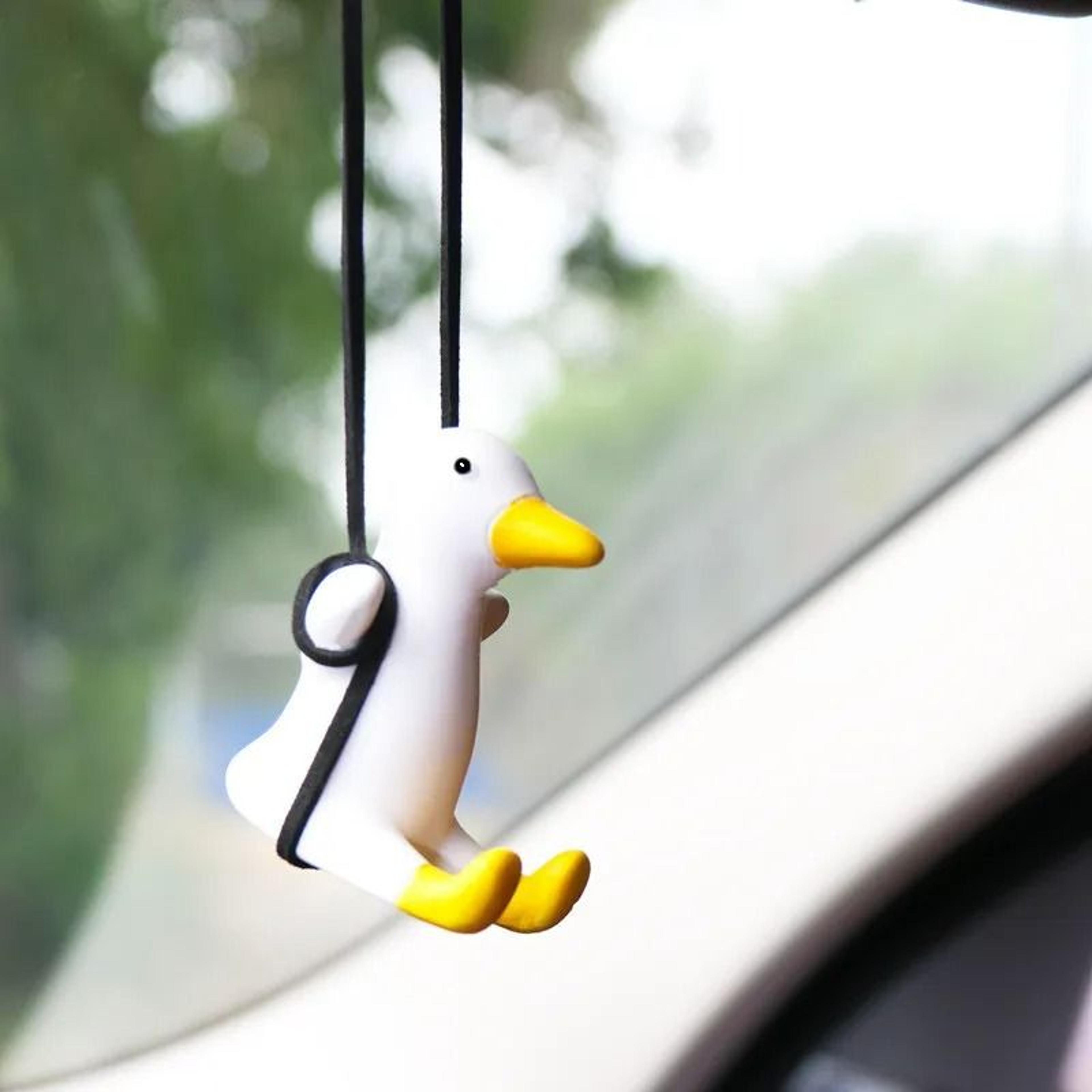 Cute Swing Duck Car Hanging Ornament 6