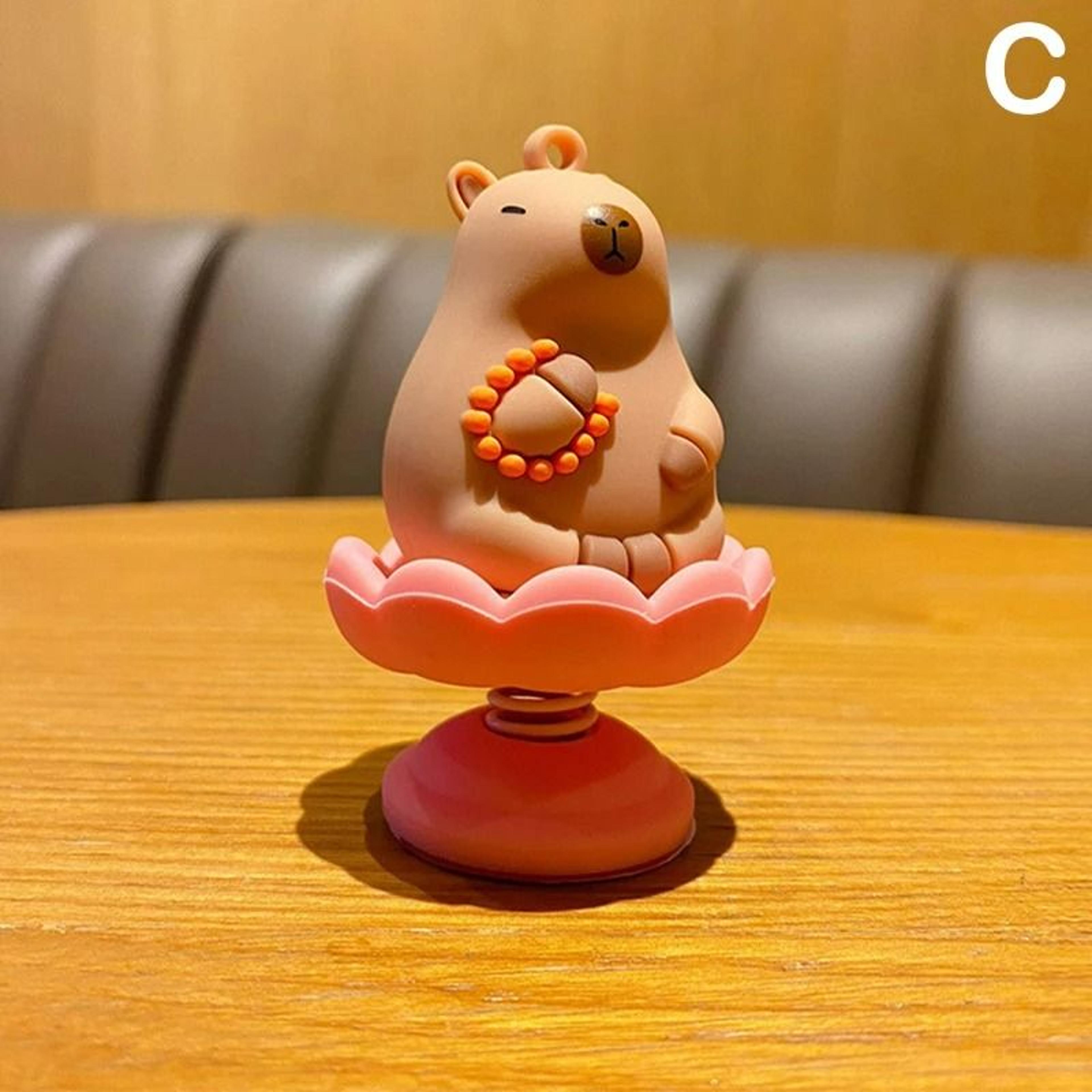Creative SpringLoaded Shaking Head Capybara Ornament 6