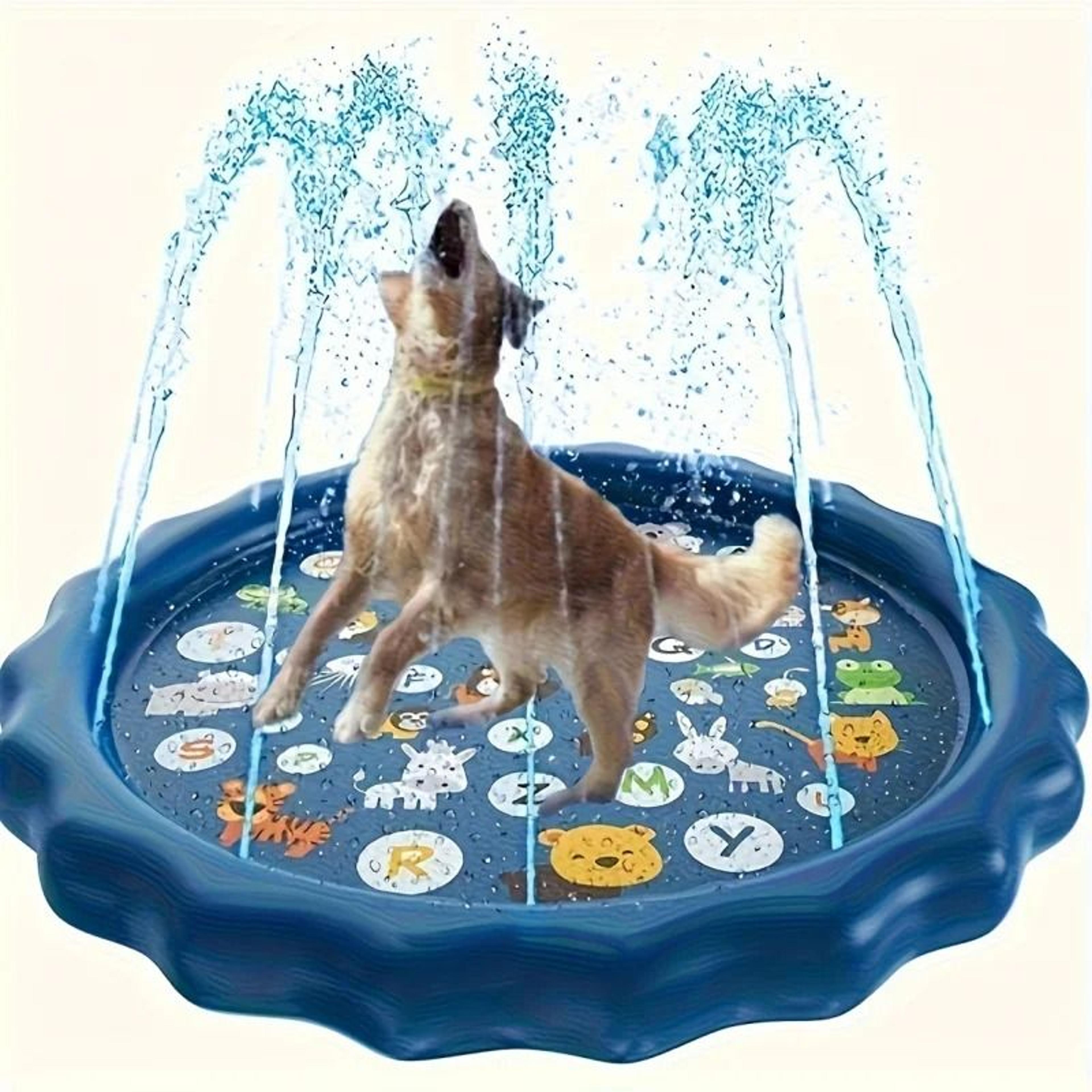 HeavyDuty SmartSpray Outdoor Pet Bath  Cooling Basin 0