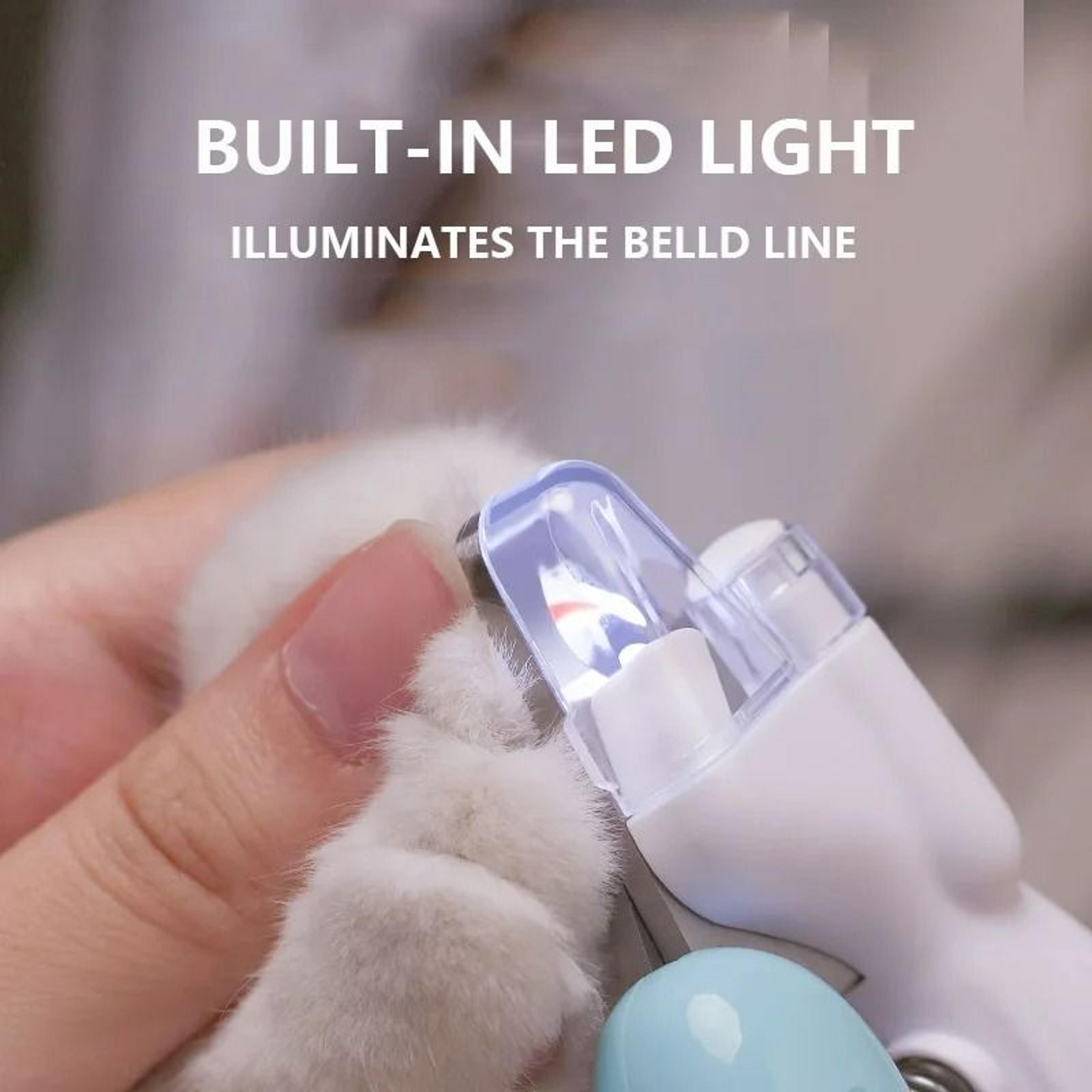precision-view led safety pet nail clippers
