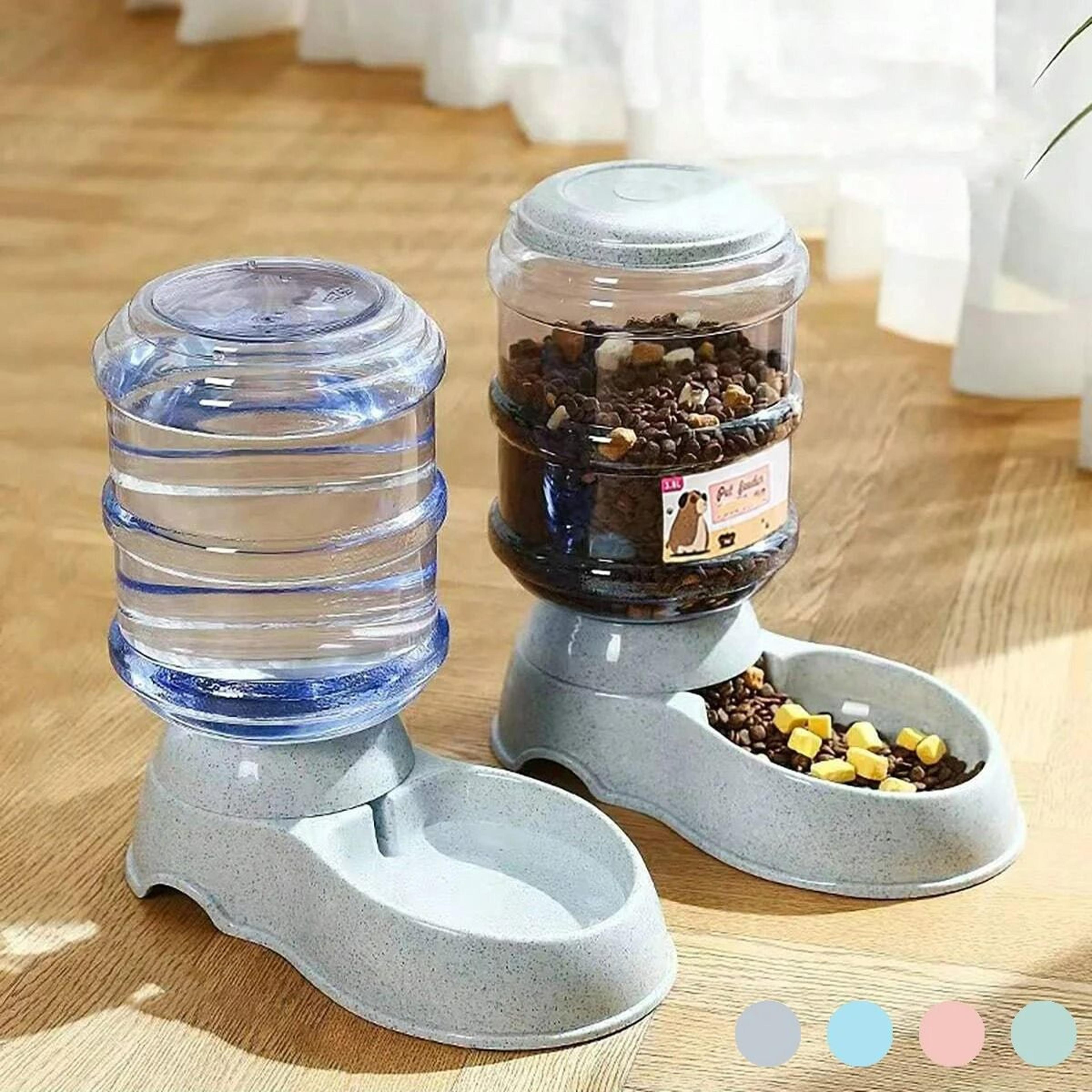 gravity-flow high-capacity pet feeding station