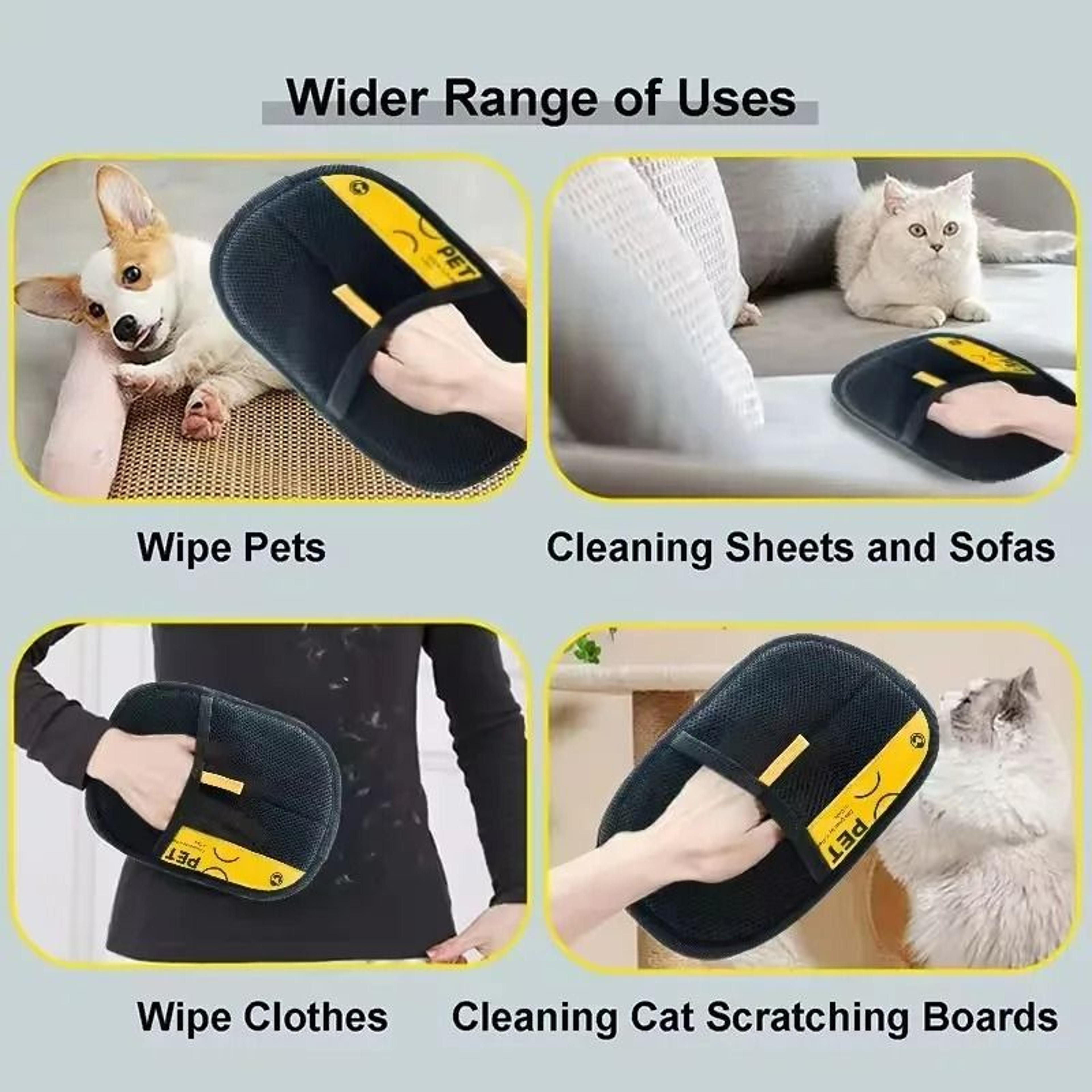 GroomingPro 2in1 Electrostatic Hair Remover  Massage Glove 1