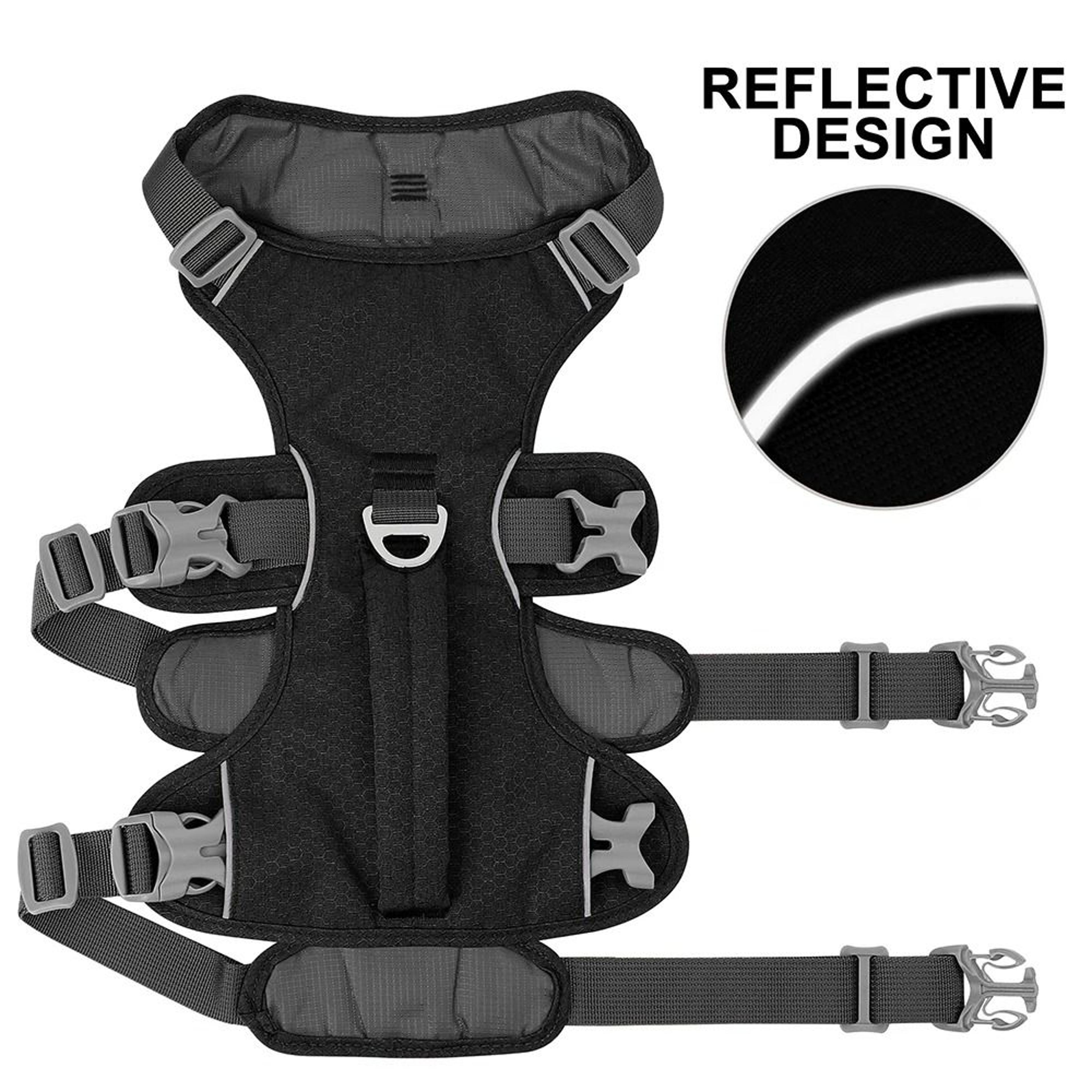 SecureGuard Escape Proof Tactical Dog Harness 2