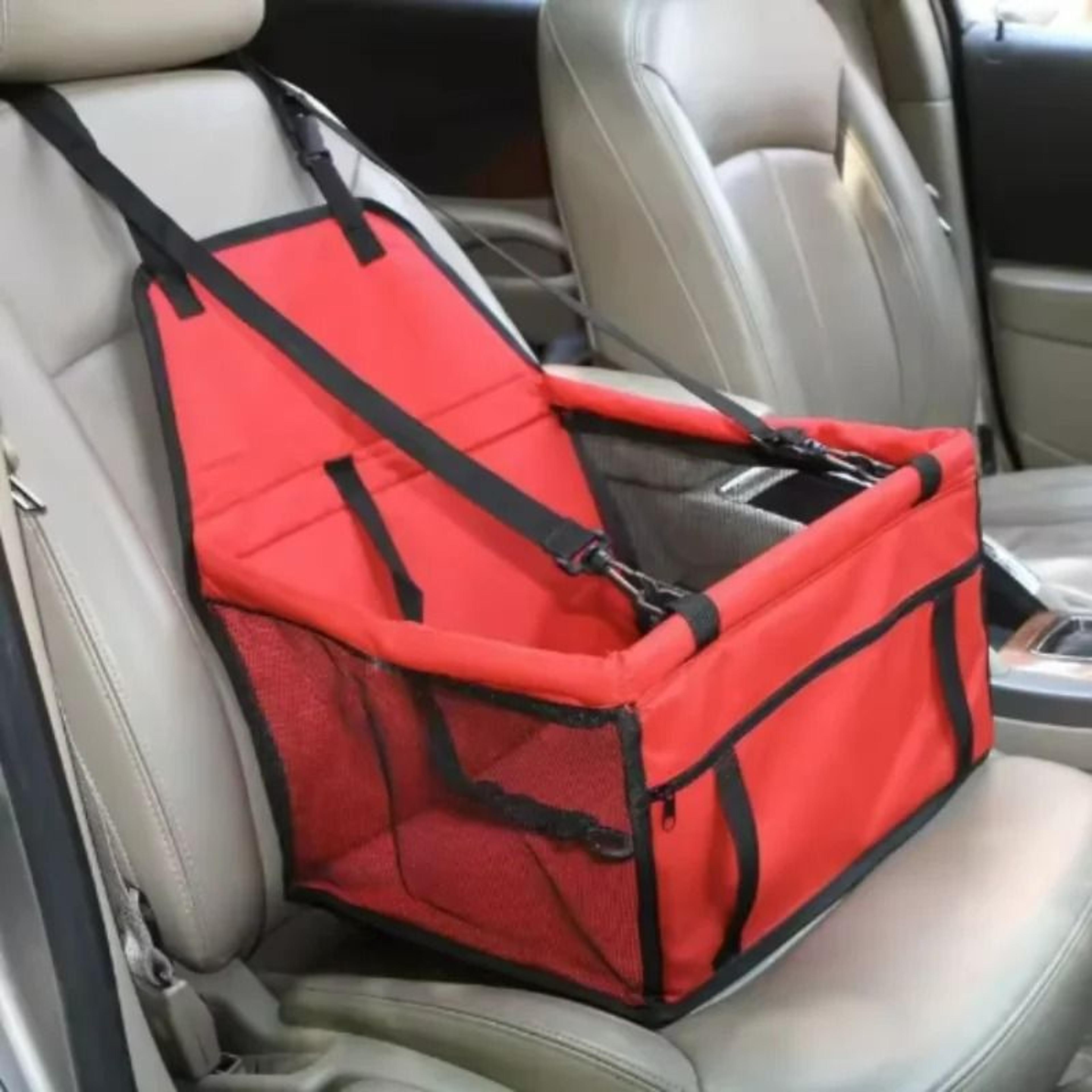 Stable Folding Pet Car Seat  2in1 Safety Hammock  Travel Basket 3