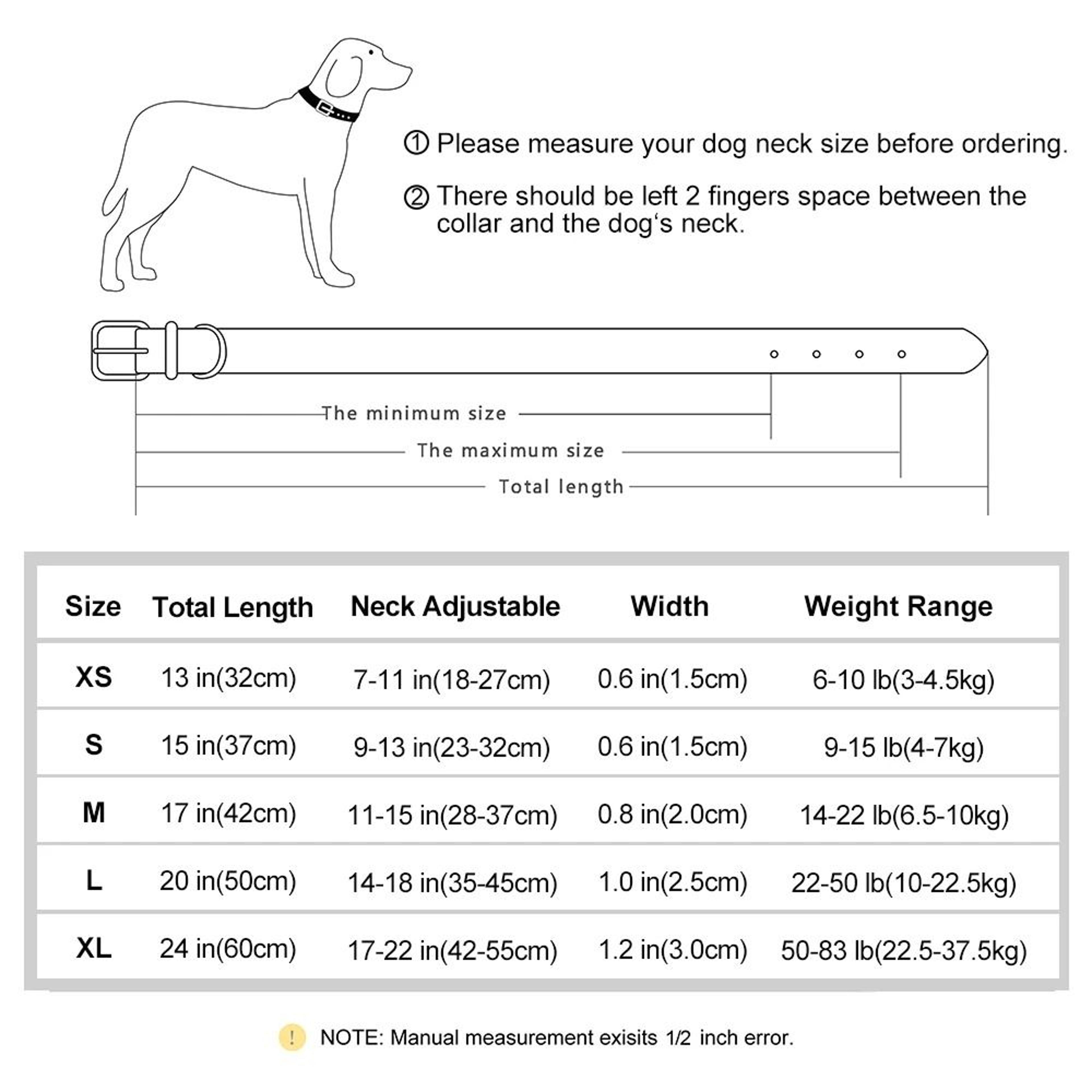 Customized PU Leather Nameplate Dog Collar  Padded Comfort With Free Engraving 6