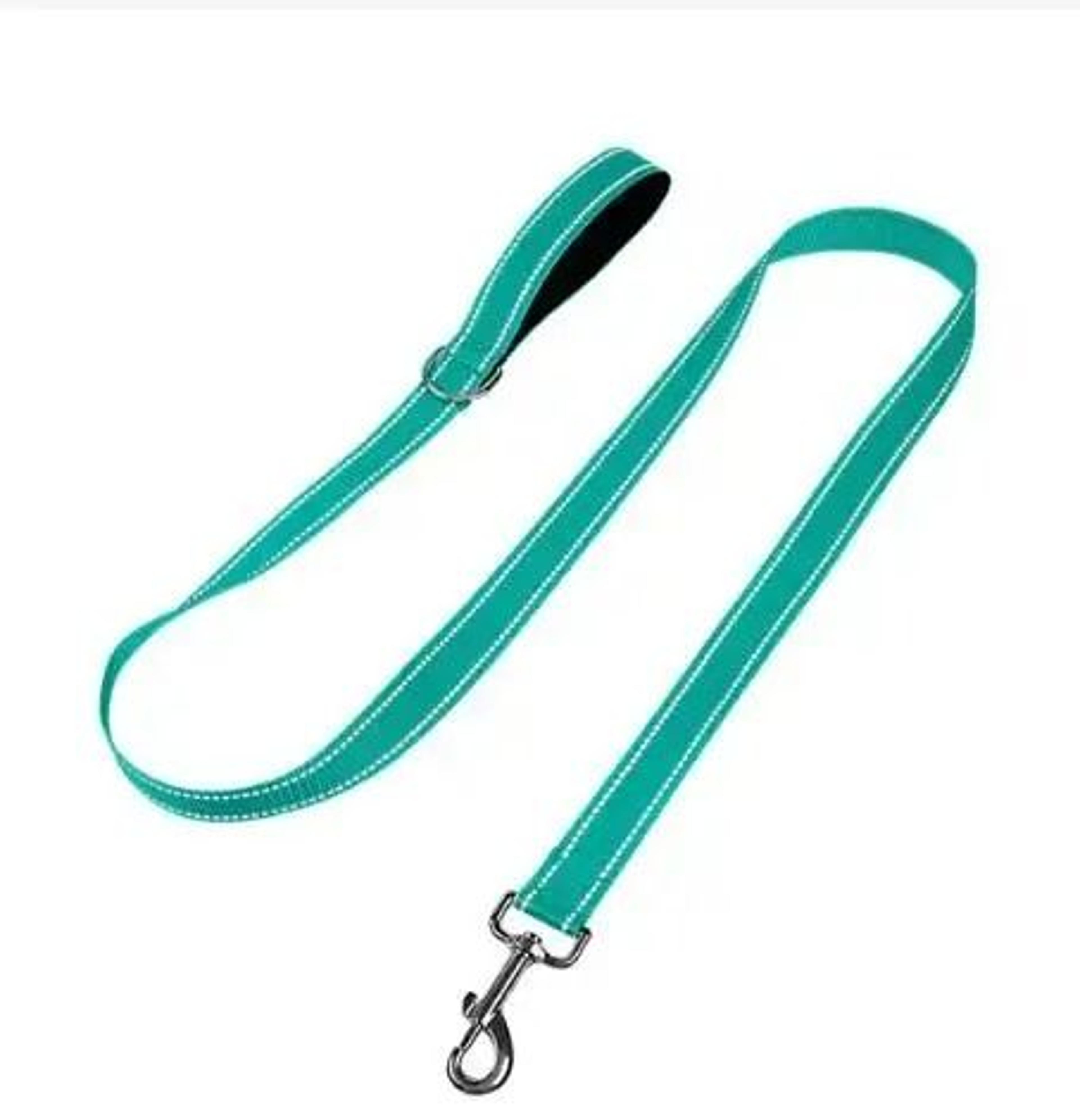 HighVisibility Reflective Dog Leash  HeavyDuty Nylon Traction Strap For Night Safety 7
