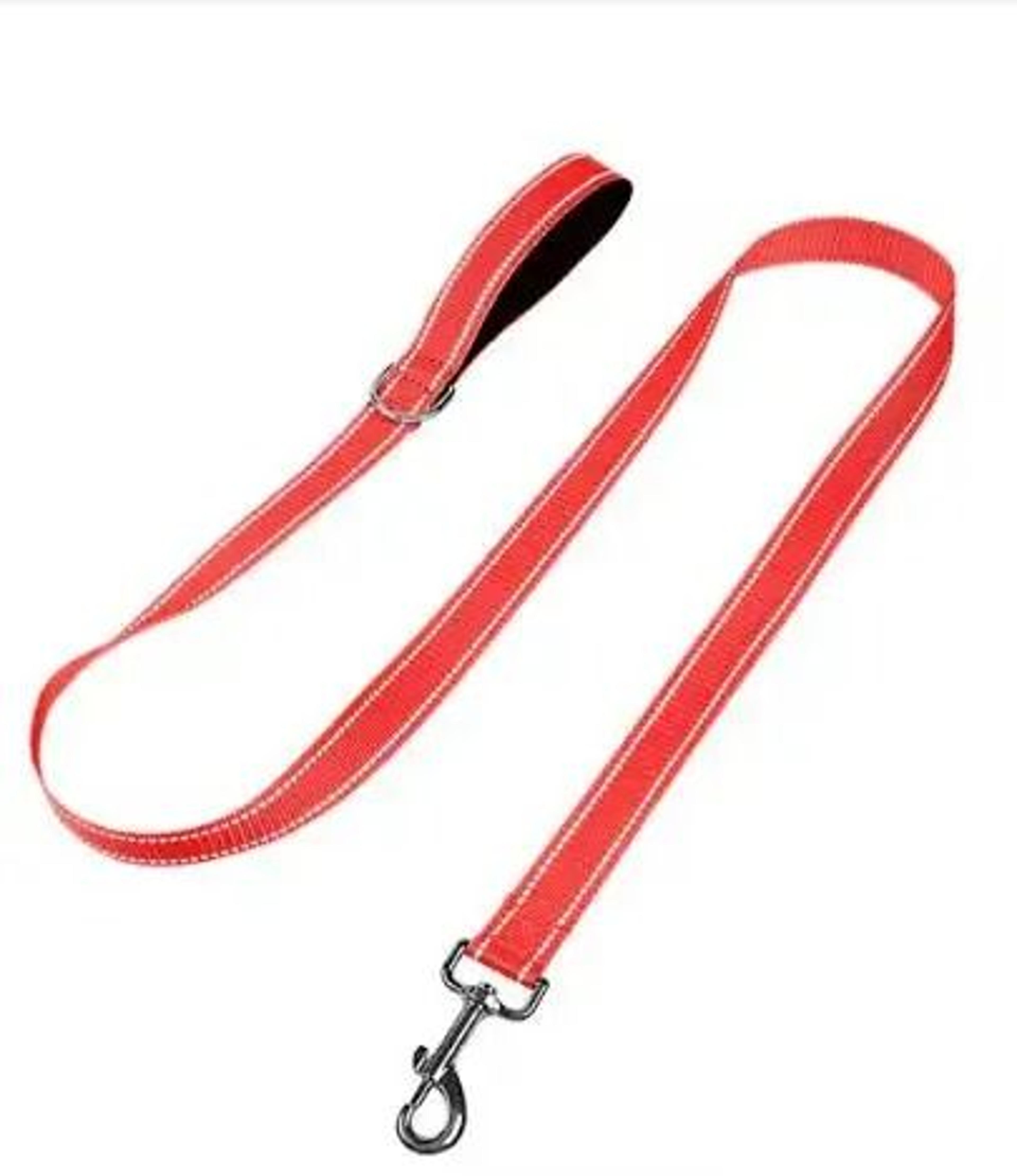 HighVisibility Reflective Dog Leash  HeavyDuty Nylon Traction Strap For Night Safety 8