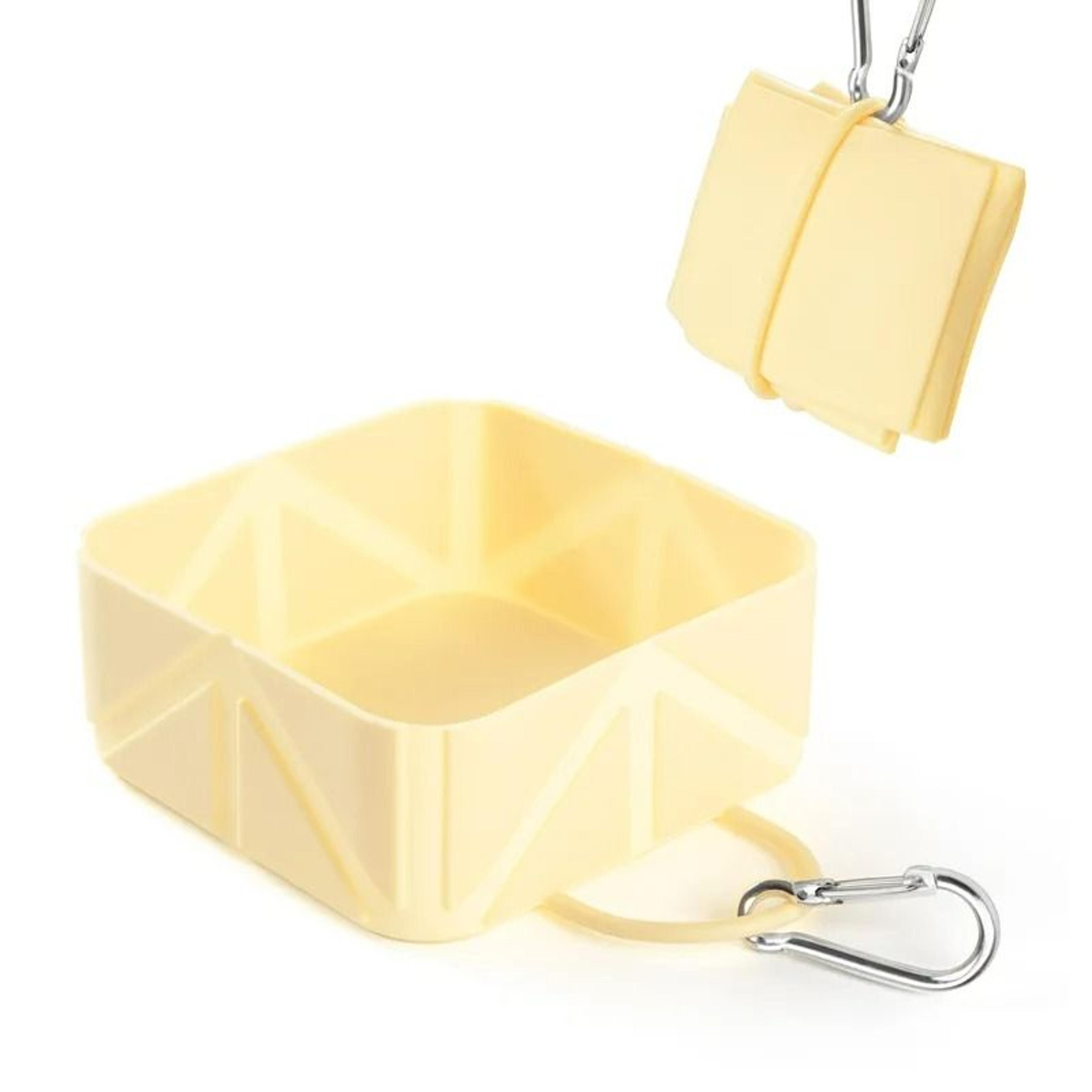 Silicone Collapsible Pet Travel Bowl  Portable Food  Water Solution For Hiking  Camping 8