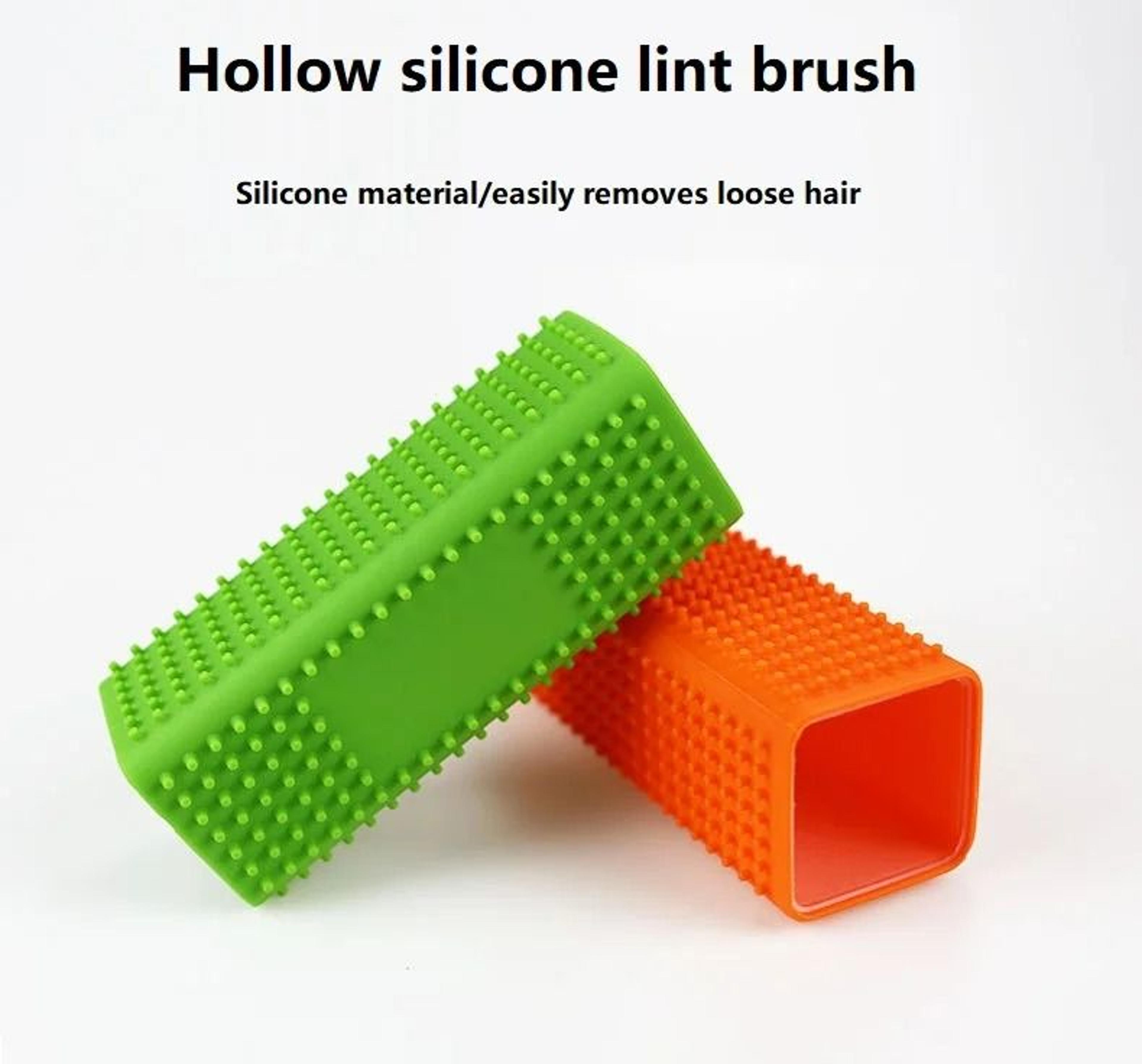 Silicone Pet Hair Detailer  MultiSurface Hollow Rubber Removal Brush 6