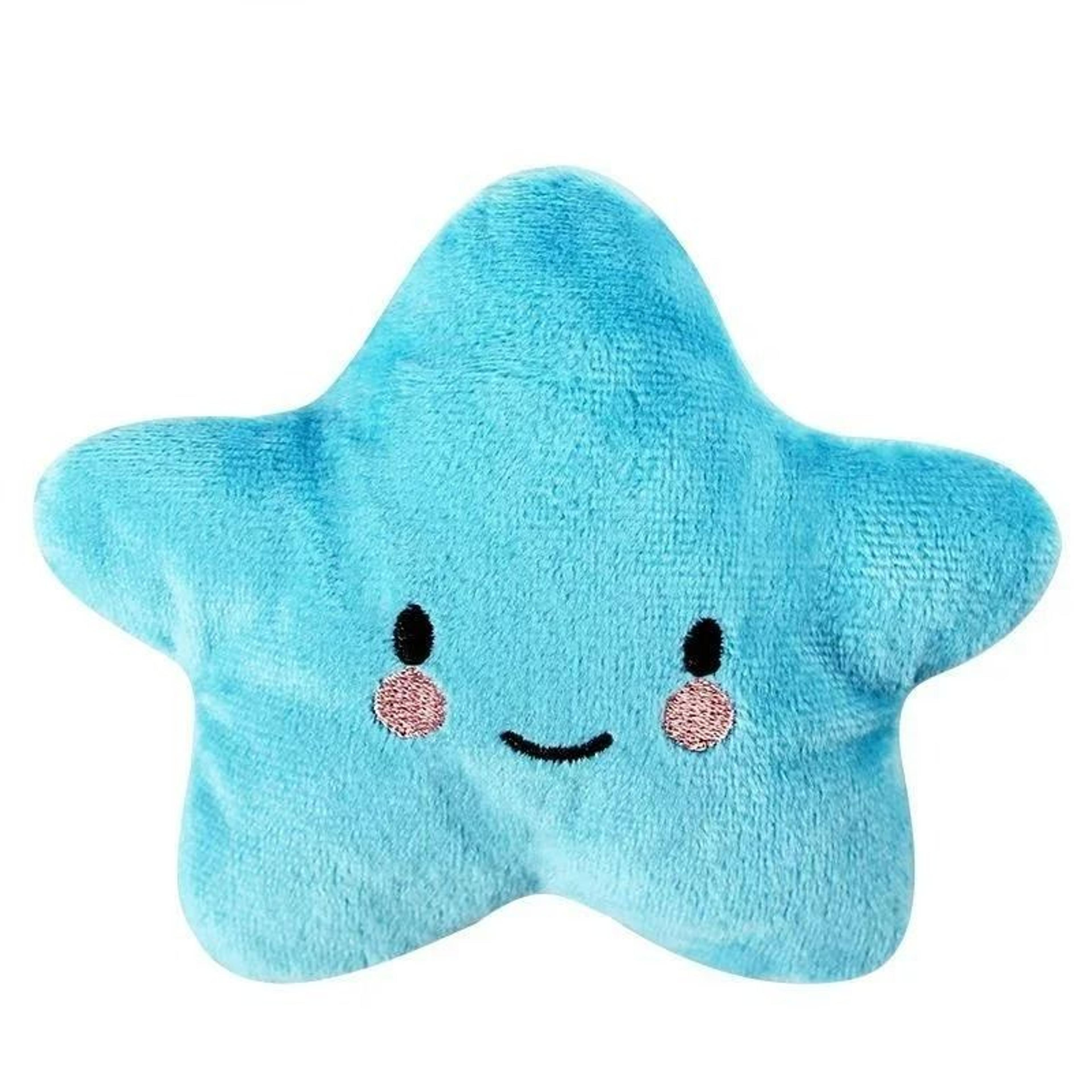 Interactive Plush Pentagram Squeak Toy  Soft StarShaped Playmate For Dogs  Cats 9