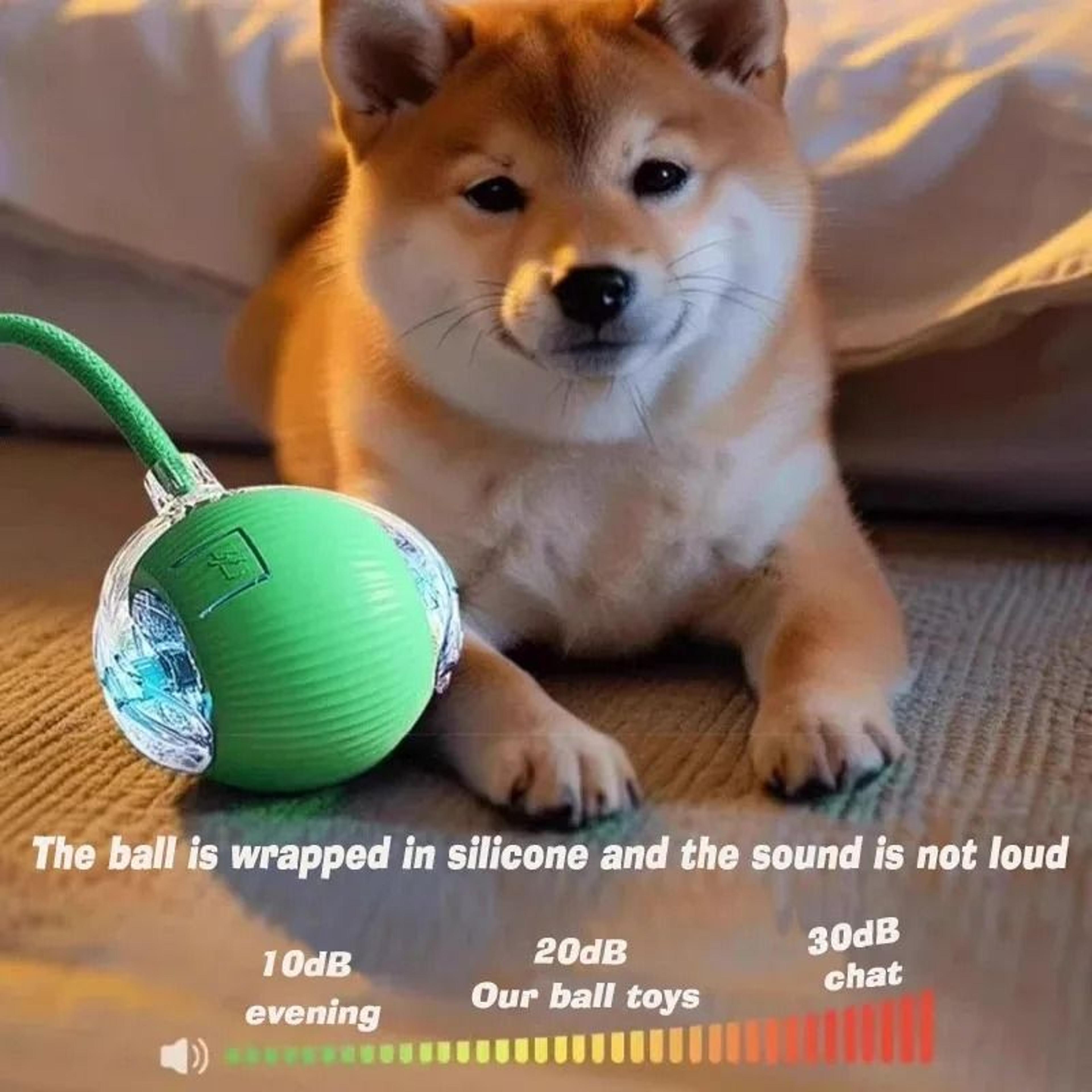 Smart Interactive Pet Ball  Rechargeable Automatic Rolling Toy For Dogs  Cats 2