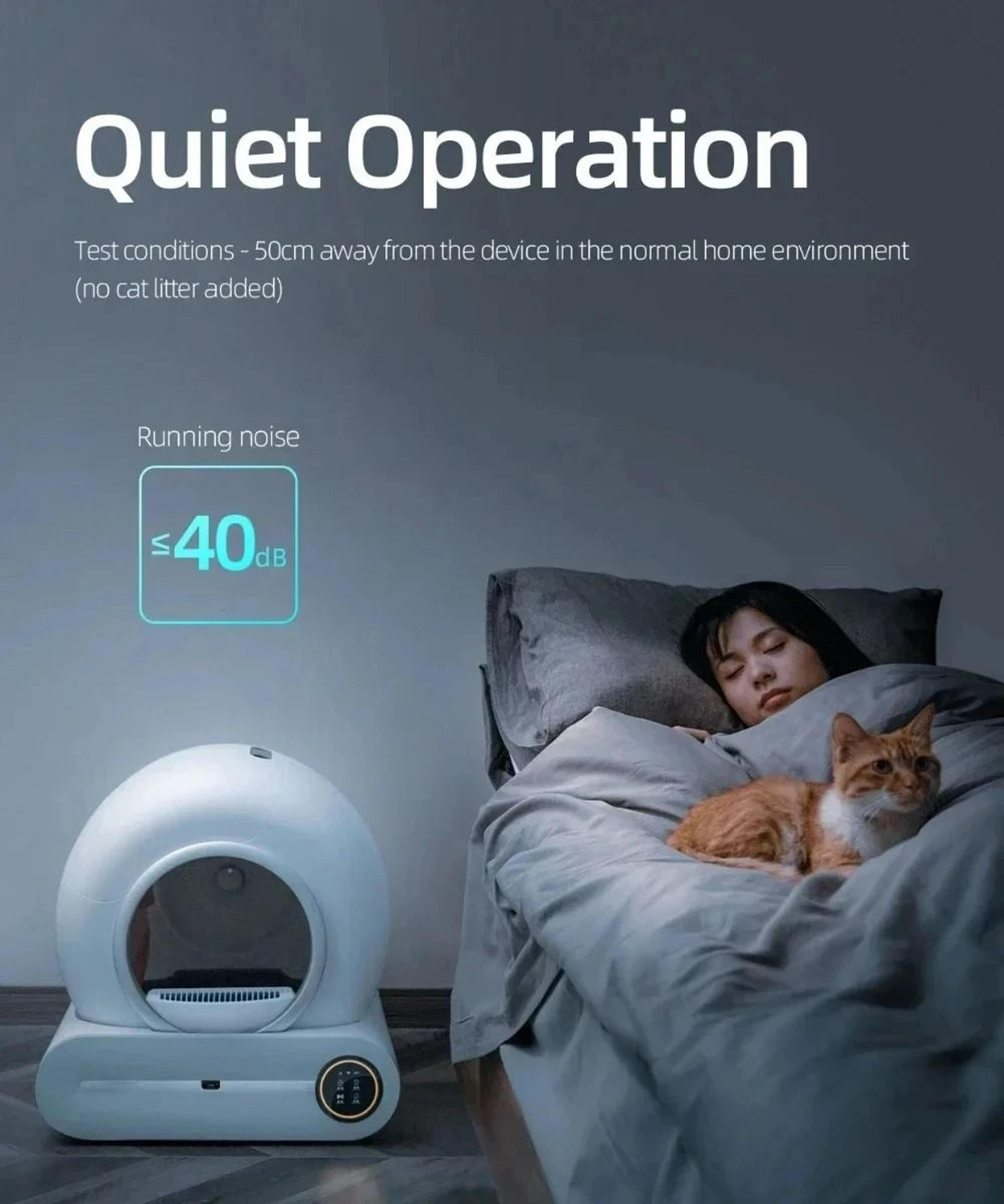 65L Smart SelfCleaning Cat Litter Box  Fully Enclosed Automatic Pet Toilet English Version 5