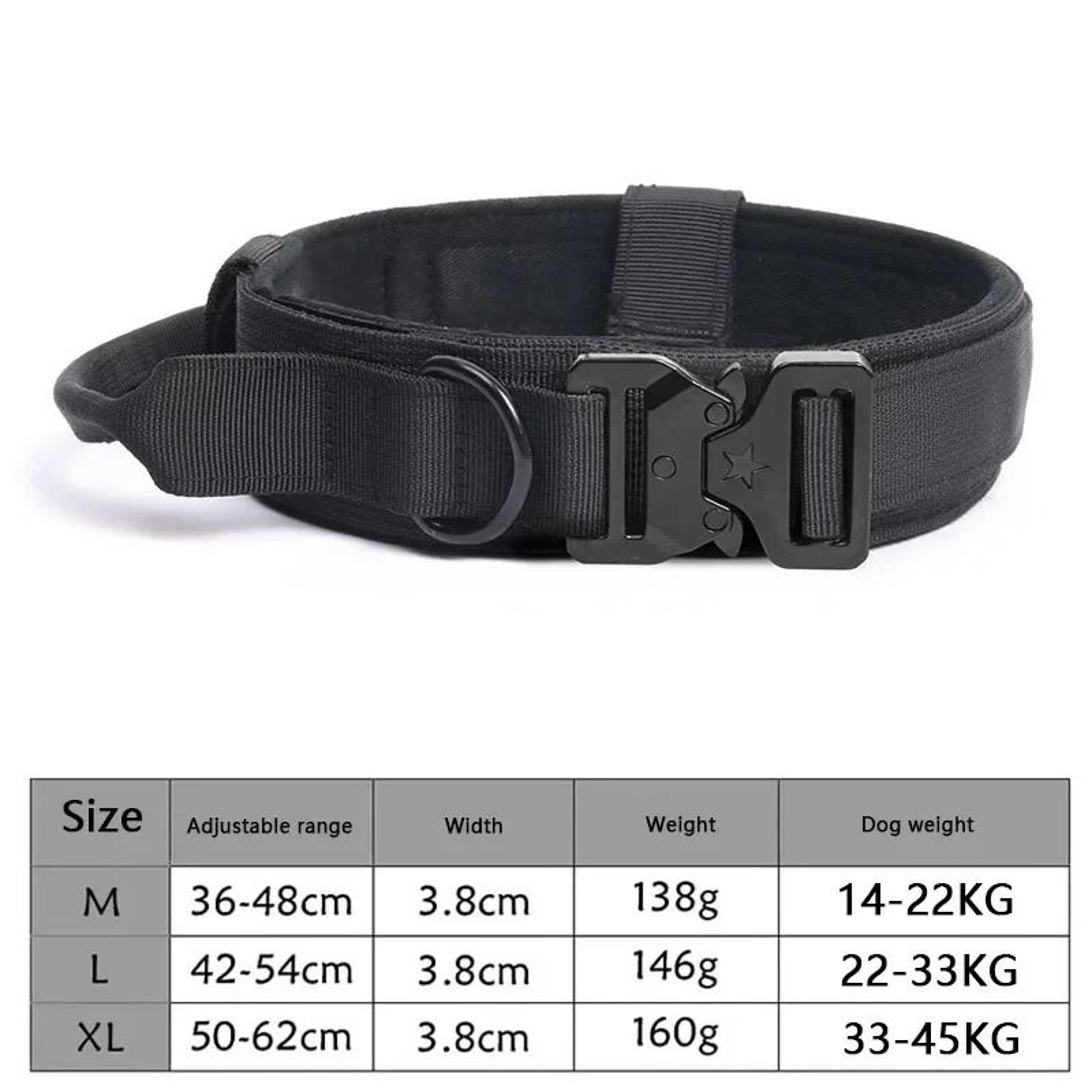 Tactical Dog Collar  Bungee Leash Set  MilitaryGrade Training Gear For Medium  Large Breeds 10