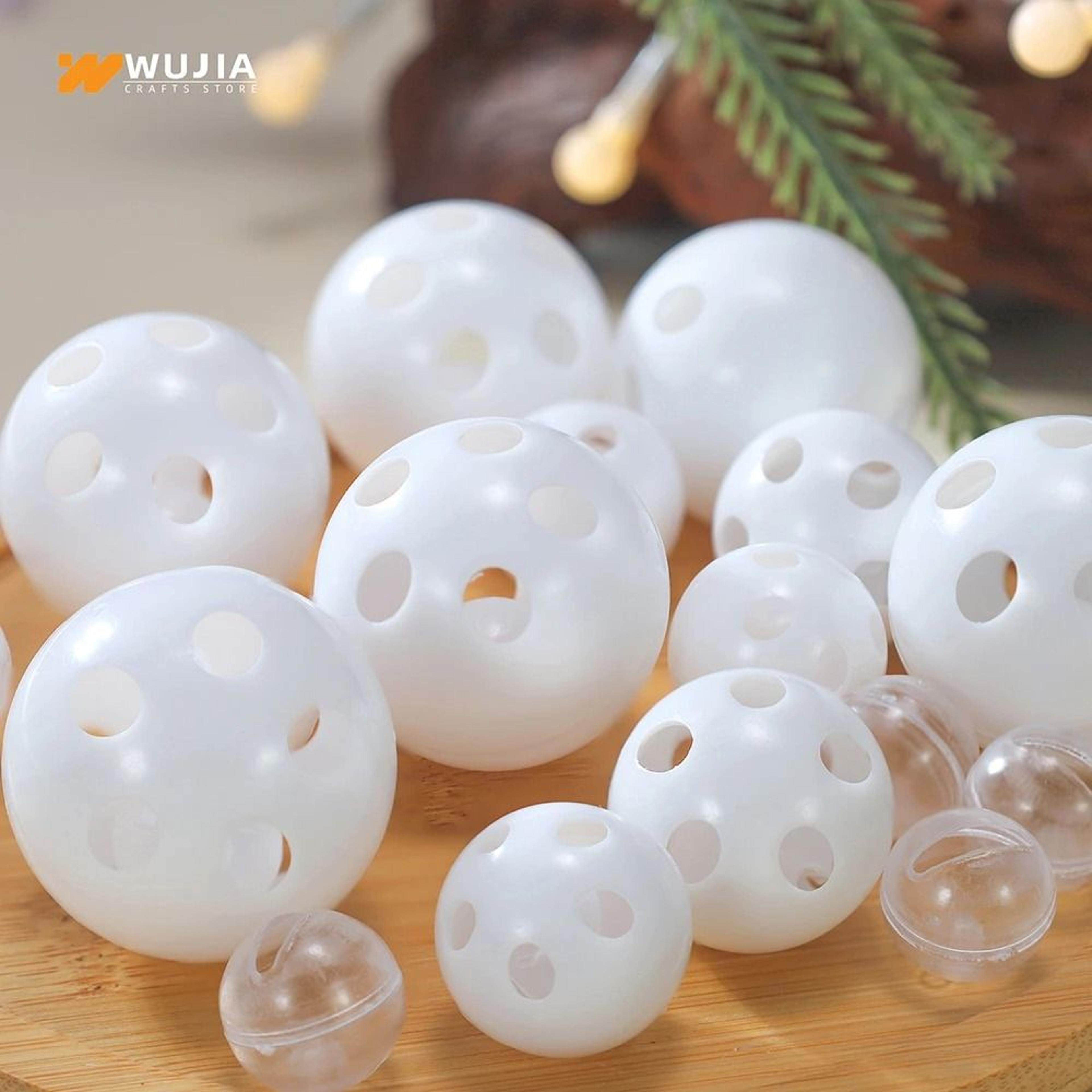 Plastic Rattle Bell Balls  HighDecibel Noise Maker Inserts For DIY Pet Toys  Baby Rattles 4
