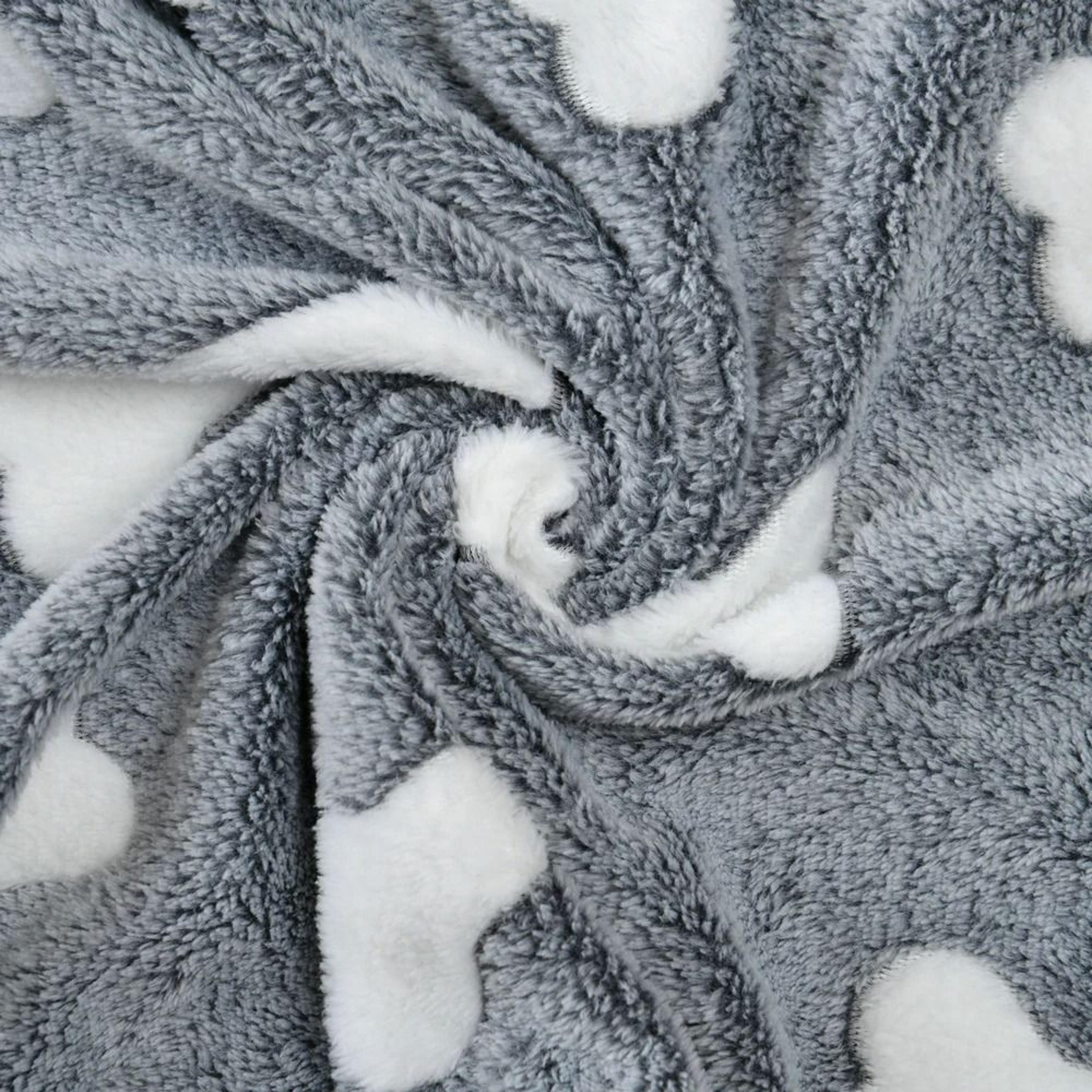 Plush Thermal Pet Mat  Soft Print Sleeping Mattress  Travel Blanket For Dogs  Cats 5