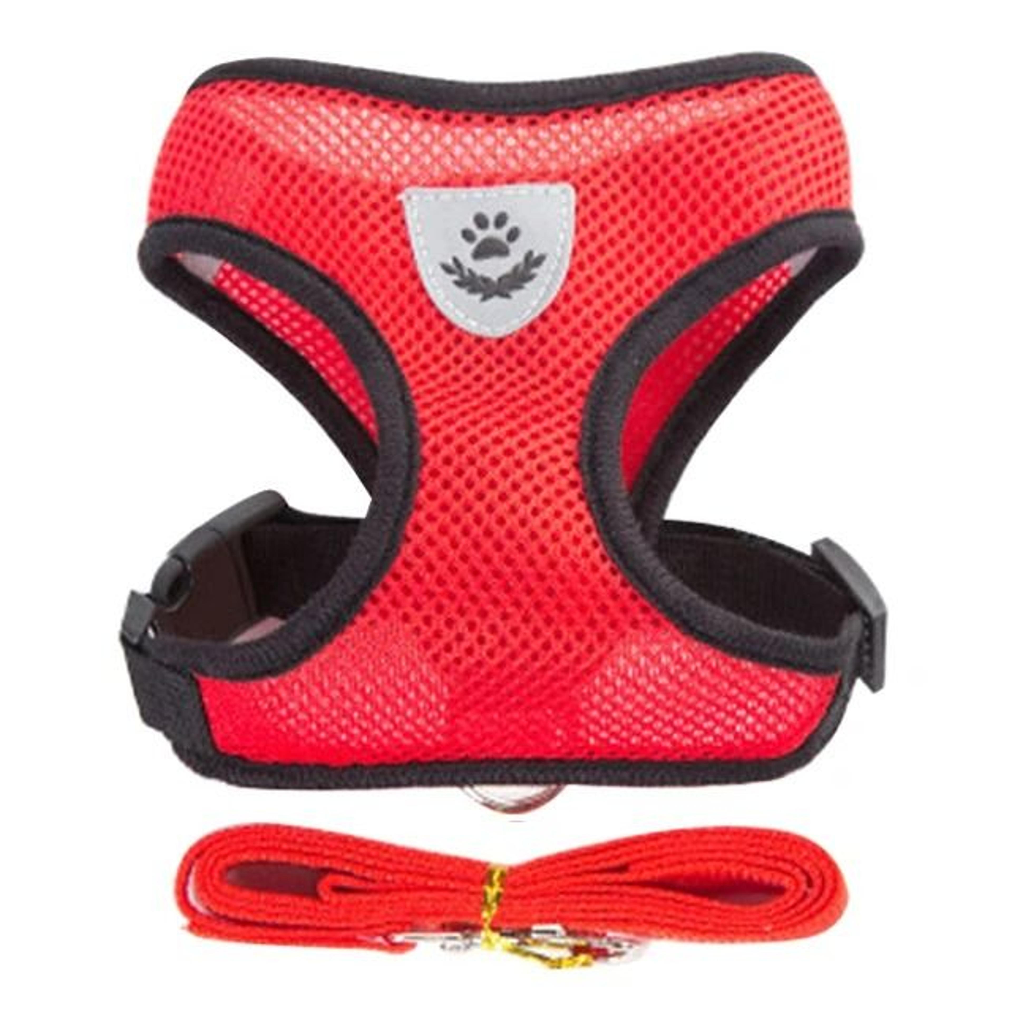 Breathable Mesh Pet Harness  Leash Set  Soft AirMesh Comfort Vest For Small  Medium Dogs  Cats 9